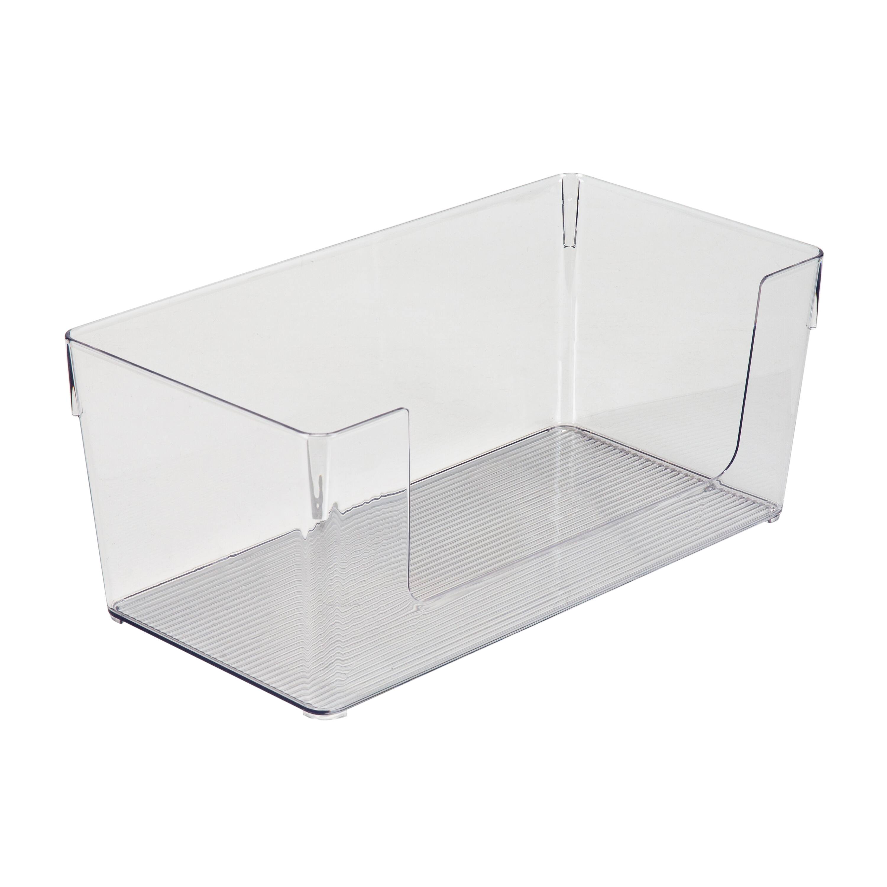Simplify Open Front Clear Rectangular Organizer
