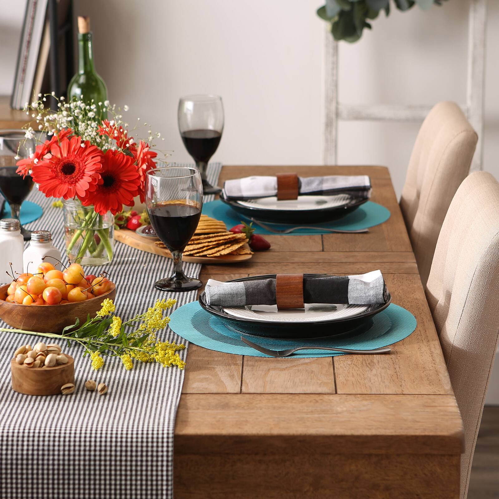 DII&#xAE; Round Double Frame Placemats, 6ct.