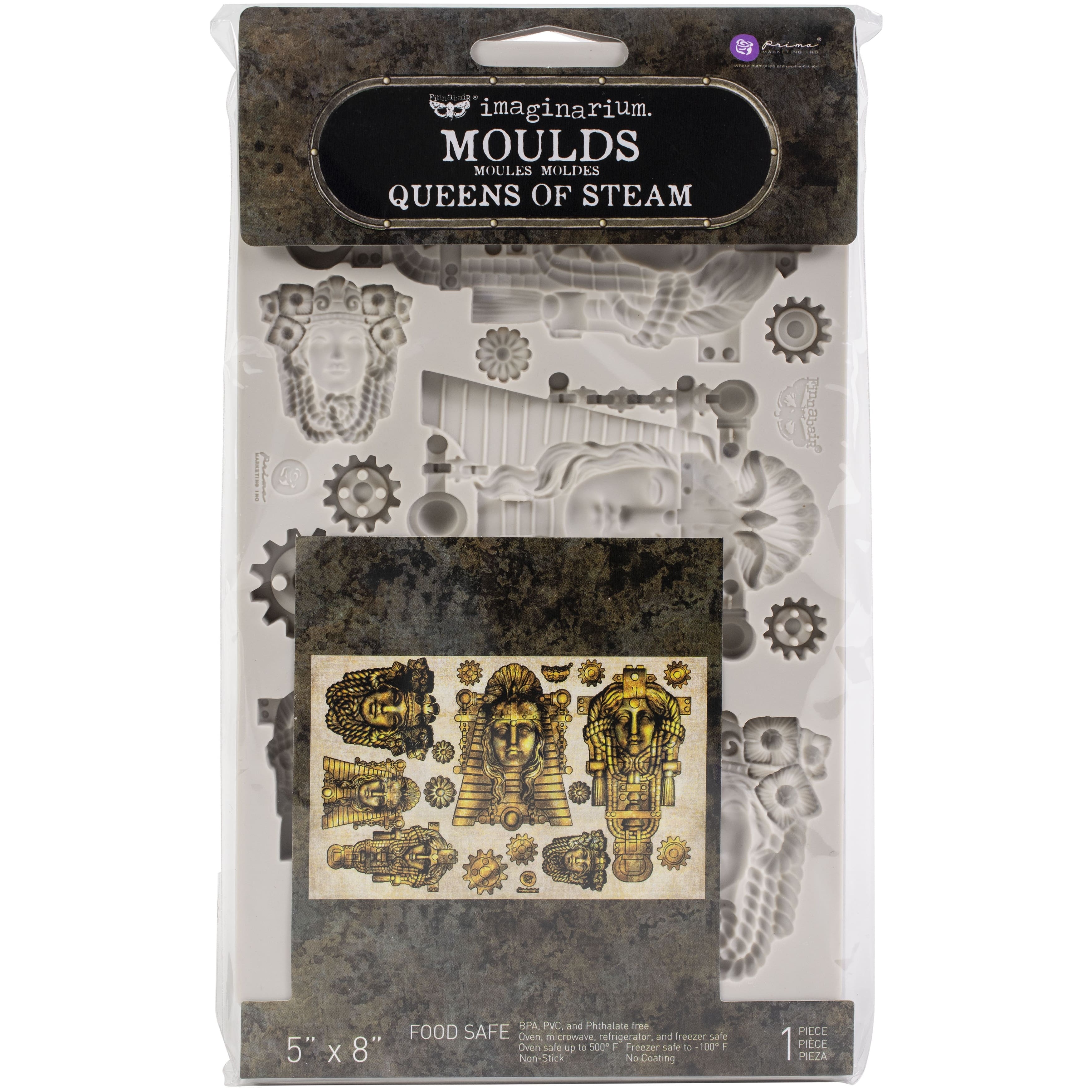 Finnabair&#xAE; D&#xE9;cor Moulds&#xAE; Queens Of Steam Silicone Mold