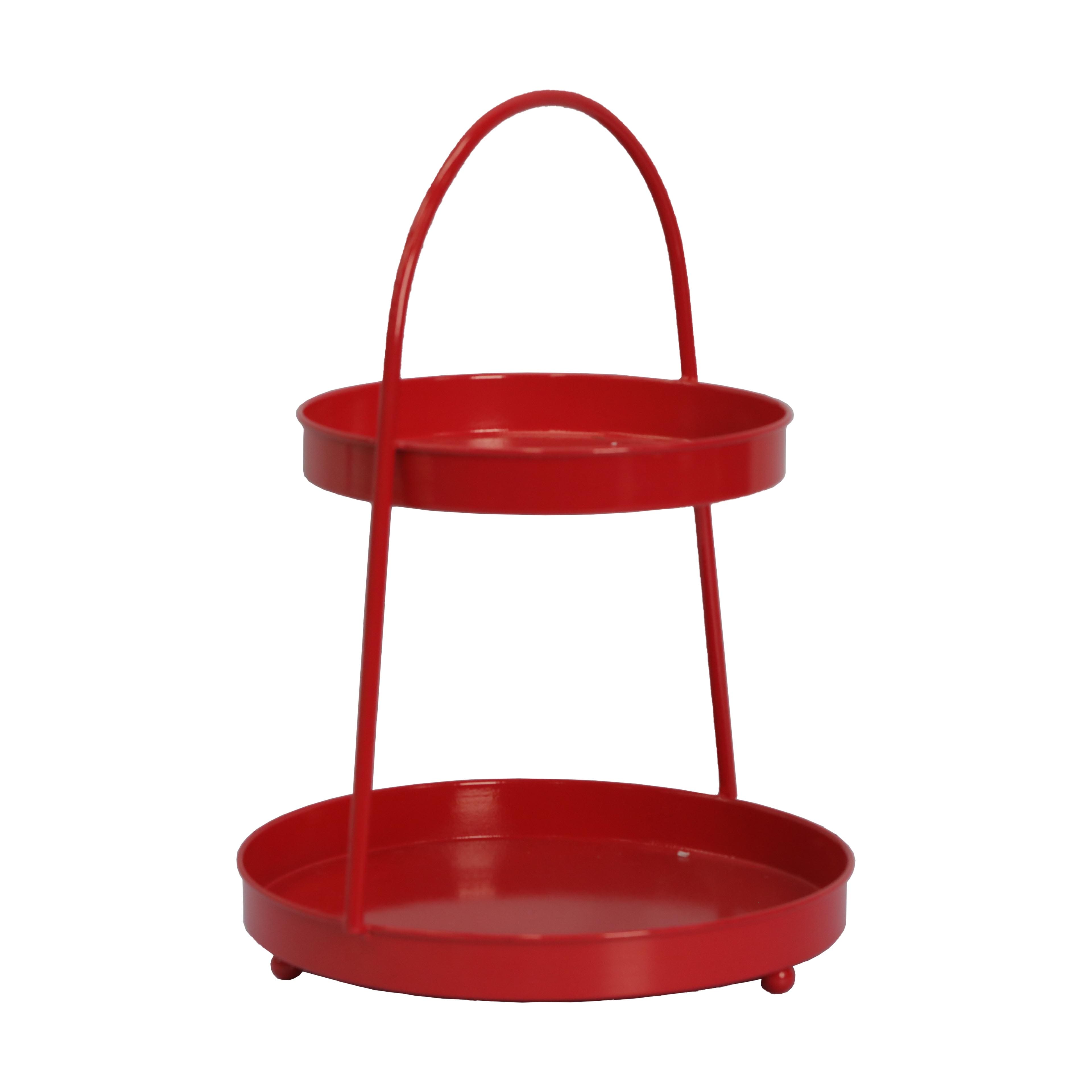 15.75&#x22; Red 2-Tier Tray by Ashland&#xAE;