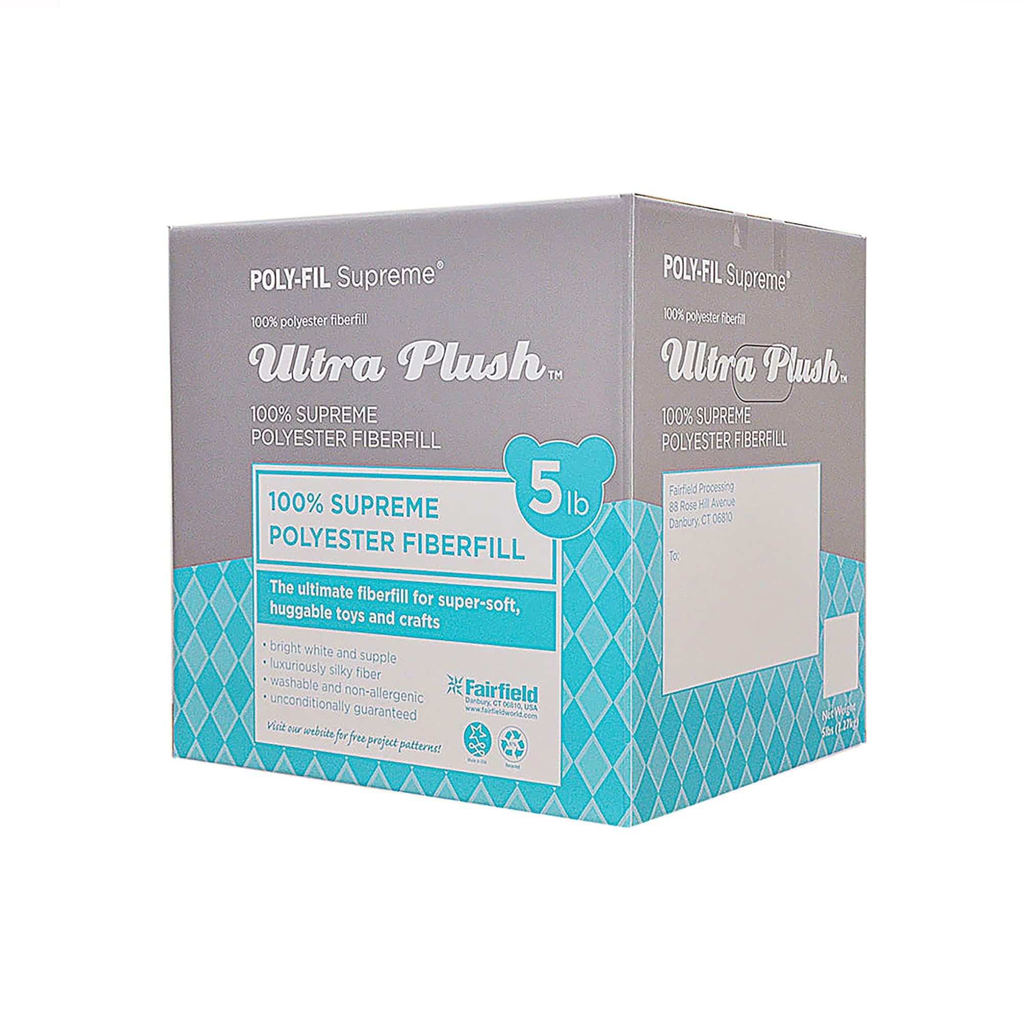 Poly-Fil® Ultra Plush™ Fiber Fill, 25lb.