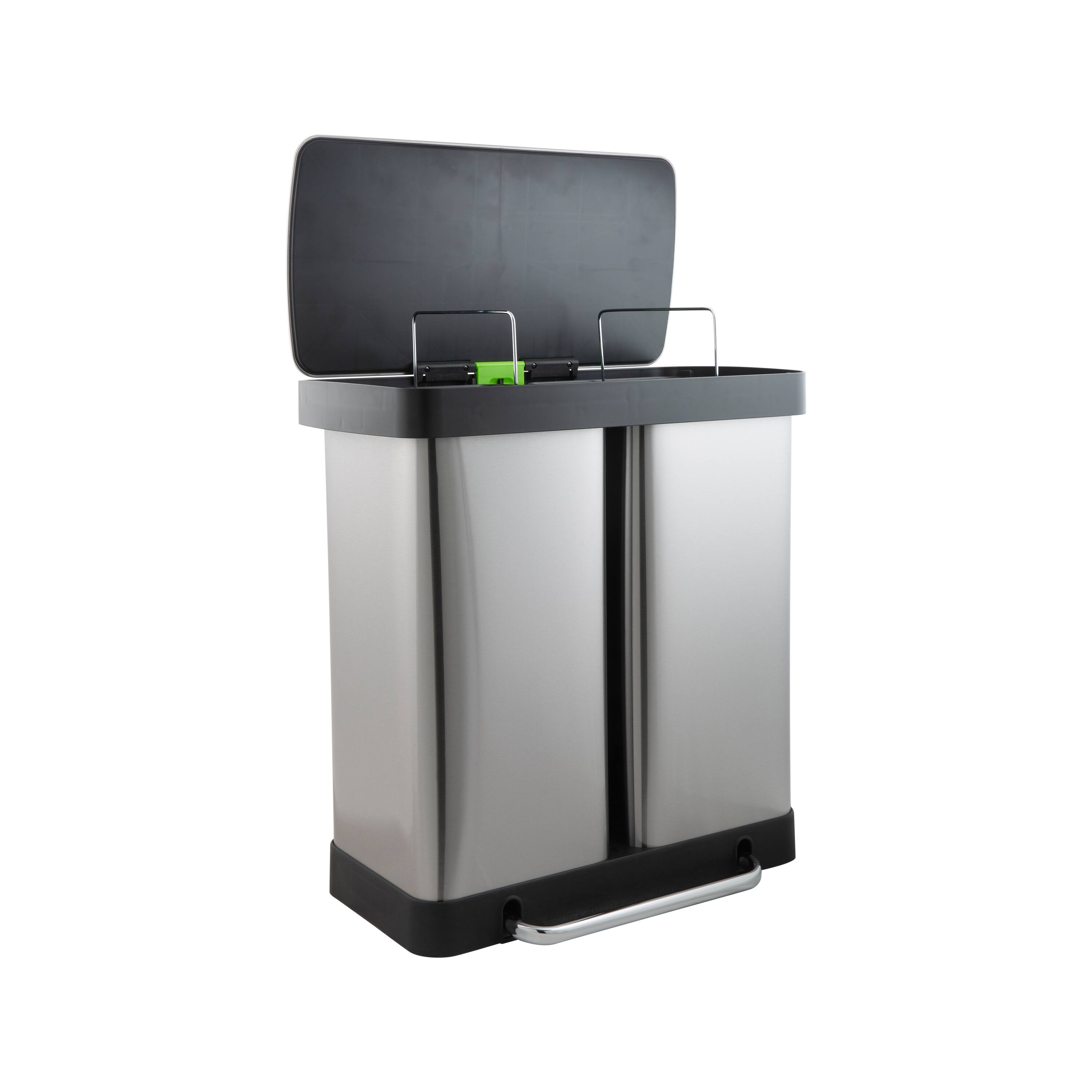 Organize It All Dual Compartment Recycling Bin