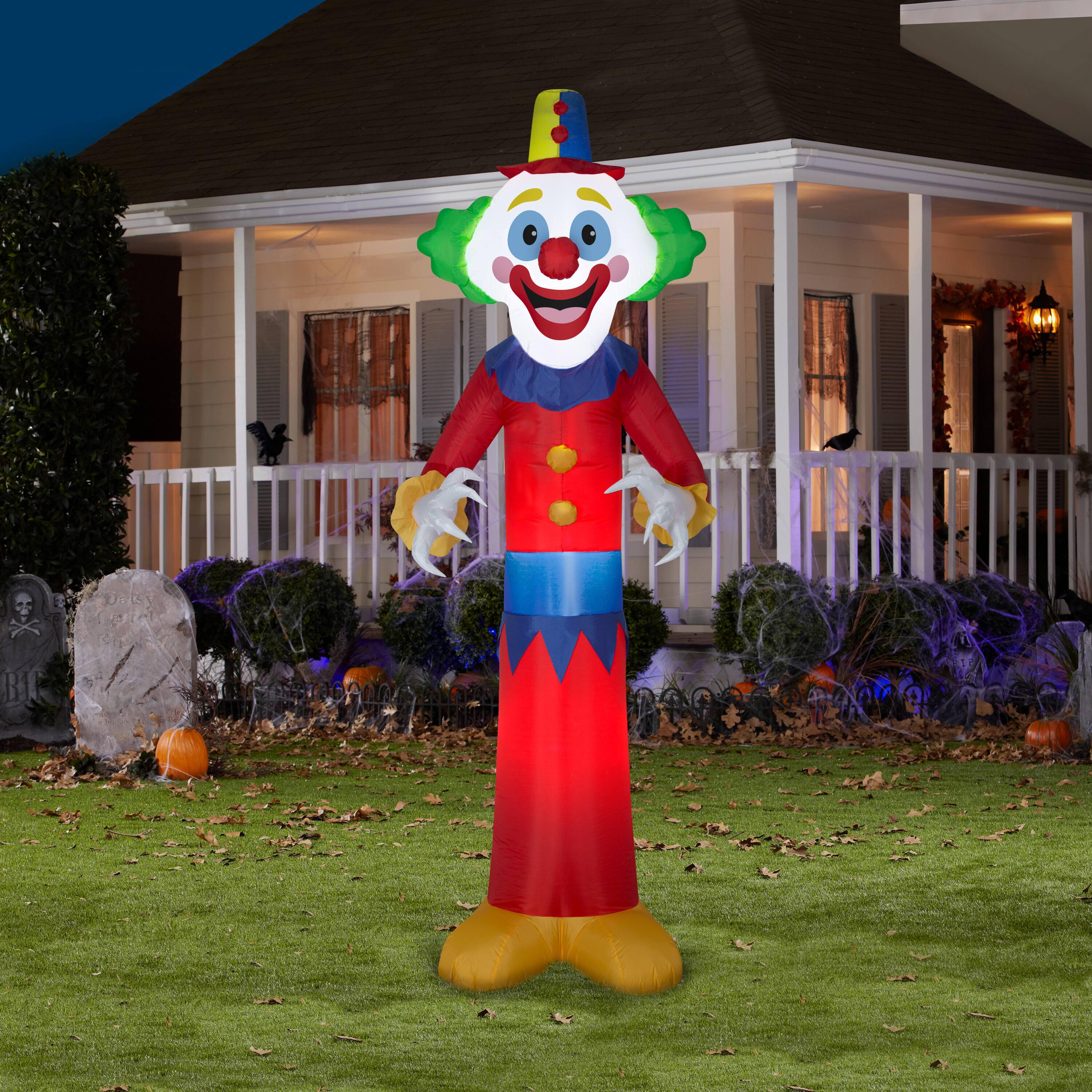 9ft. Airblown® Inflatable Halloween Happy Clown 