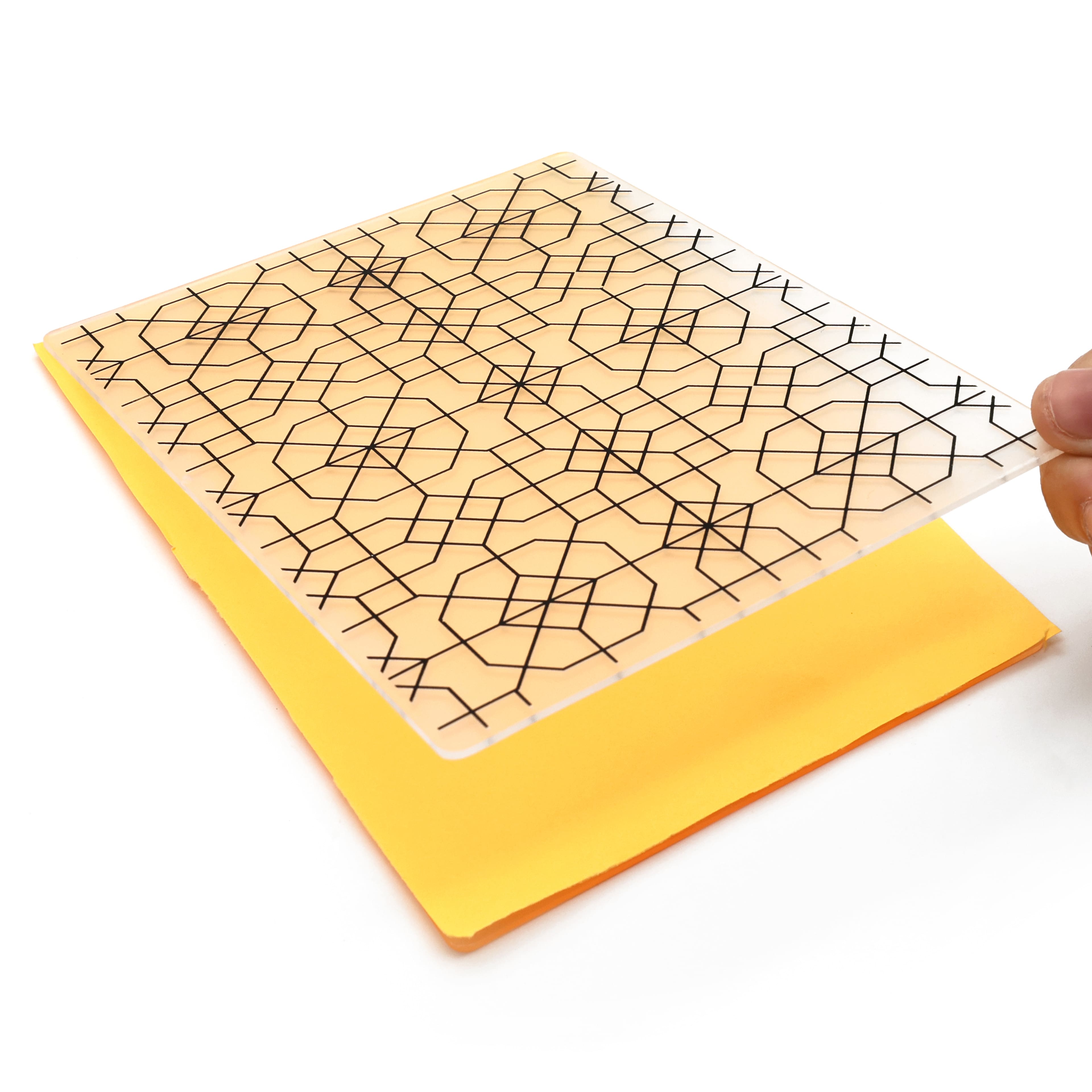 Geometric Embossing Folders Set by Recollections™