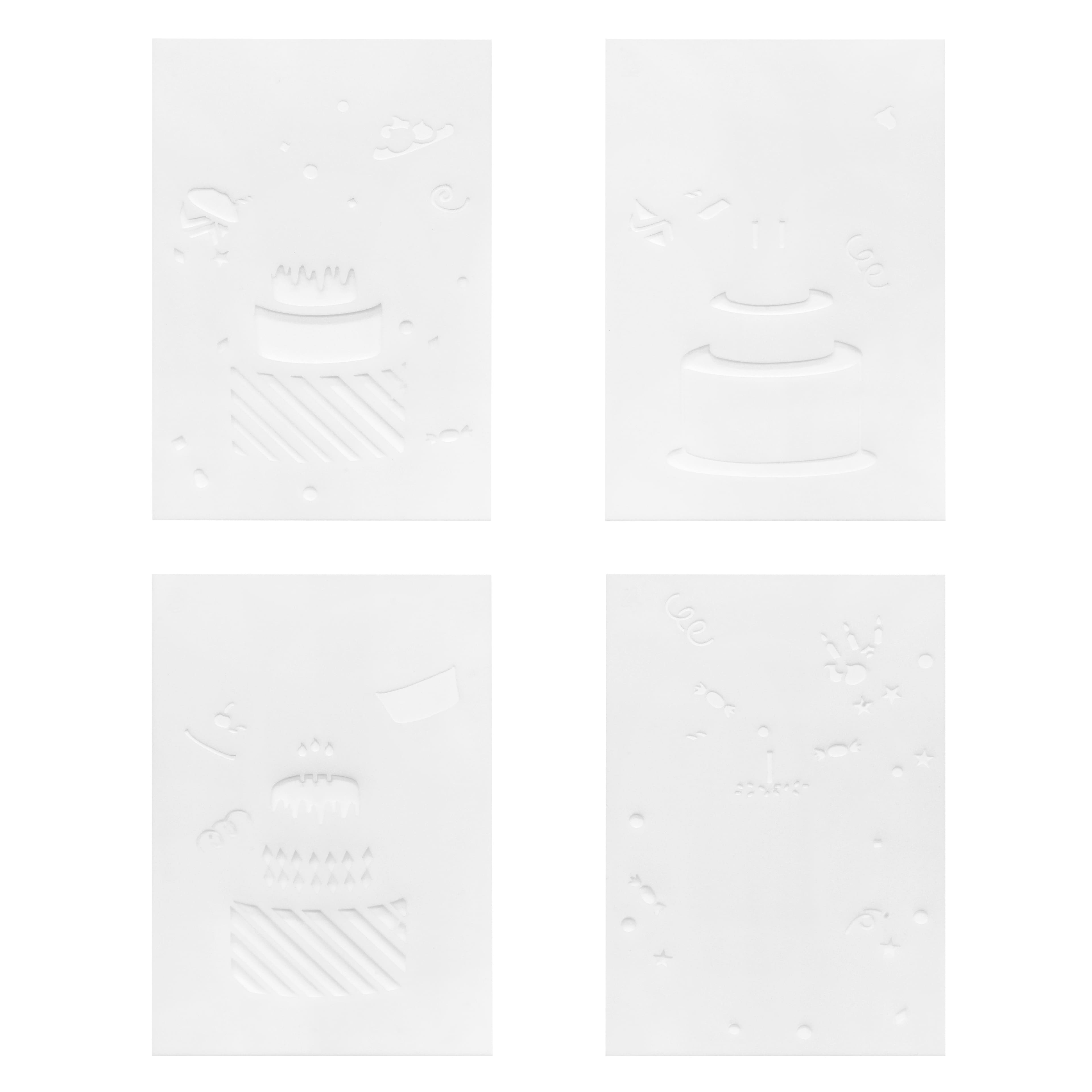 Ensemble de pochoirs à superposer à motif céleste de 10,1 cm x 15,2 cm de Recollections