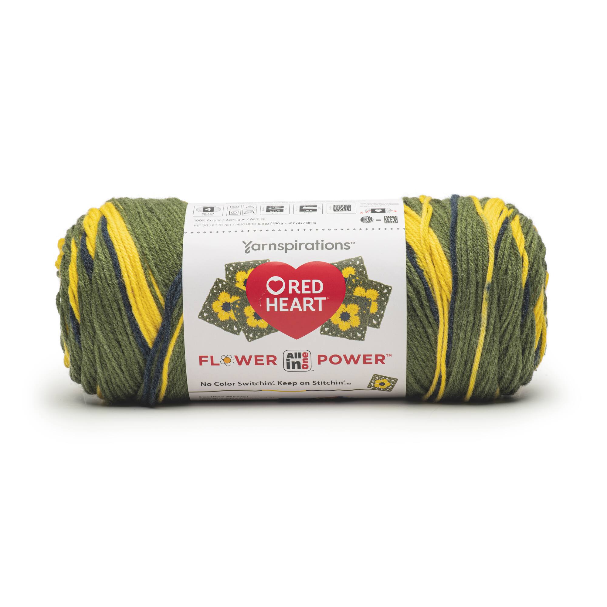 3 Pack Red Heart&#xAE; All In One Flower Power&#x2122; Yarn