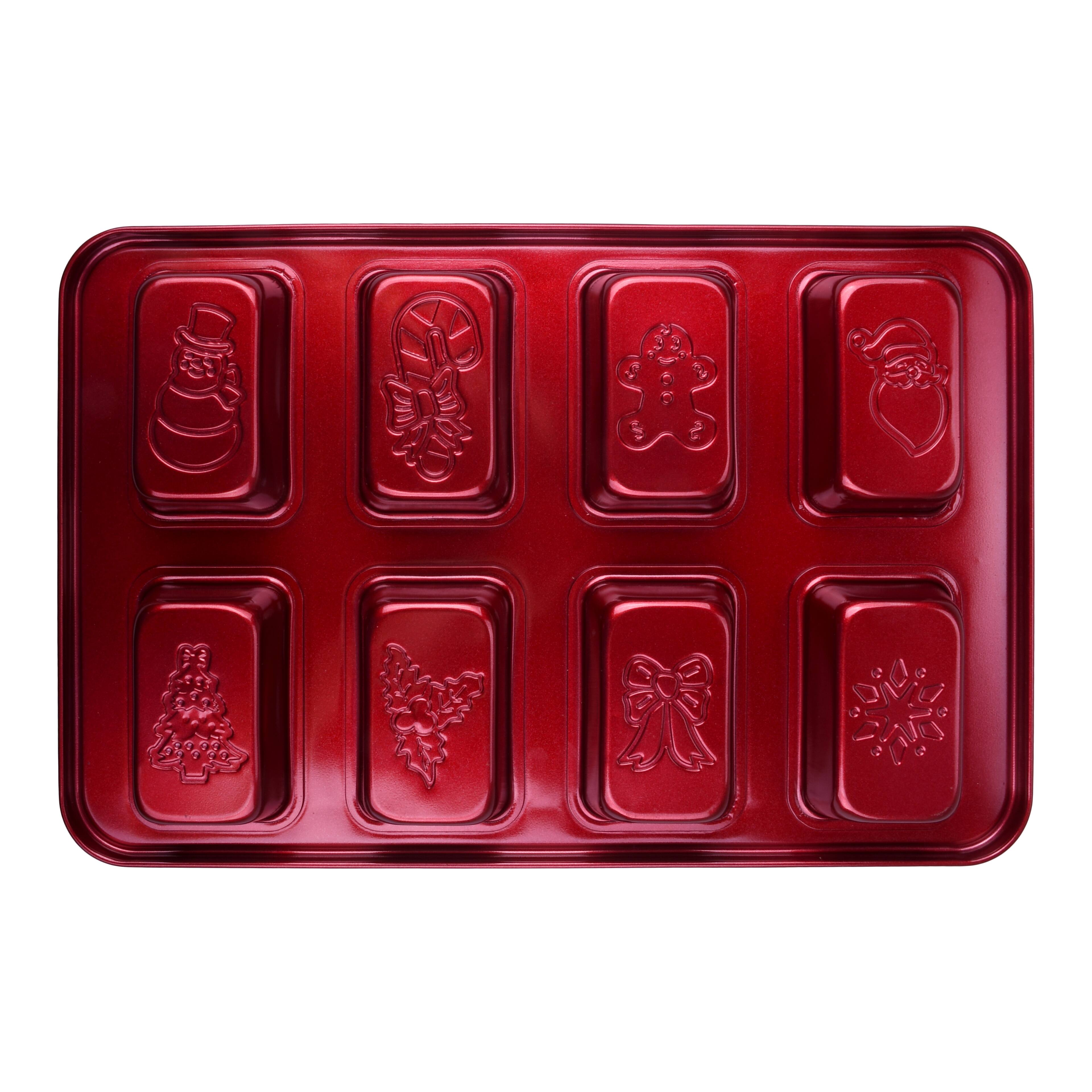 Mini Christmas Icons Non-Stick Carbon Steel Loaf Pan by Celebrate It&#xAE;