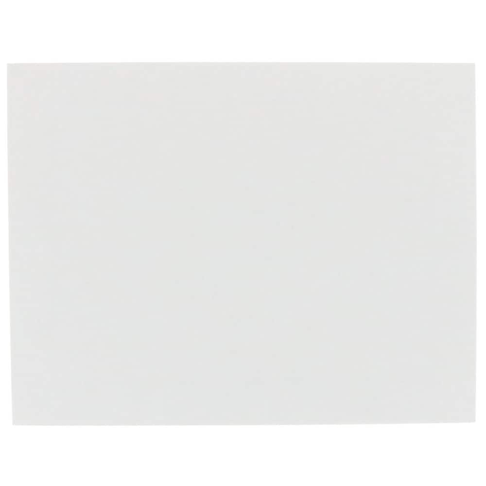 JAM Paper 4.25&#x22; x 5.5&#x22; White Blank Flat Note Cards