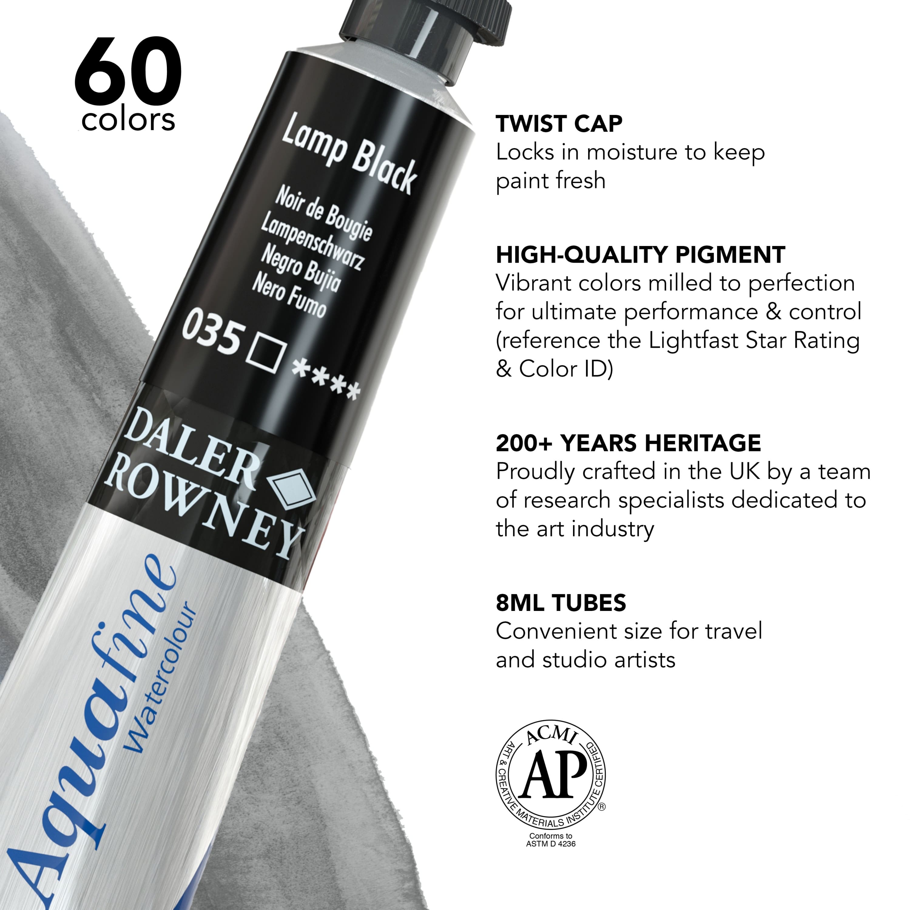 12 Pack: Daler-Rowney® Aquafine Watercolour Paint, 8mL