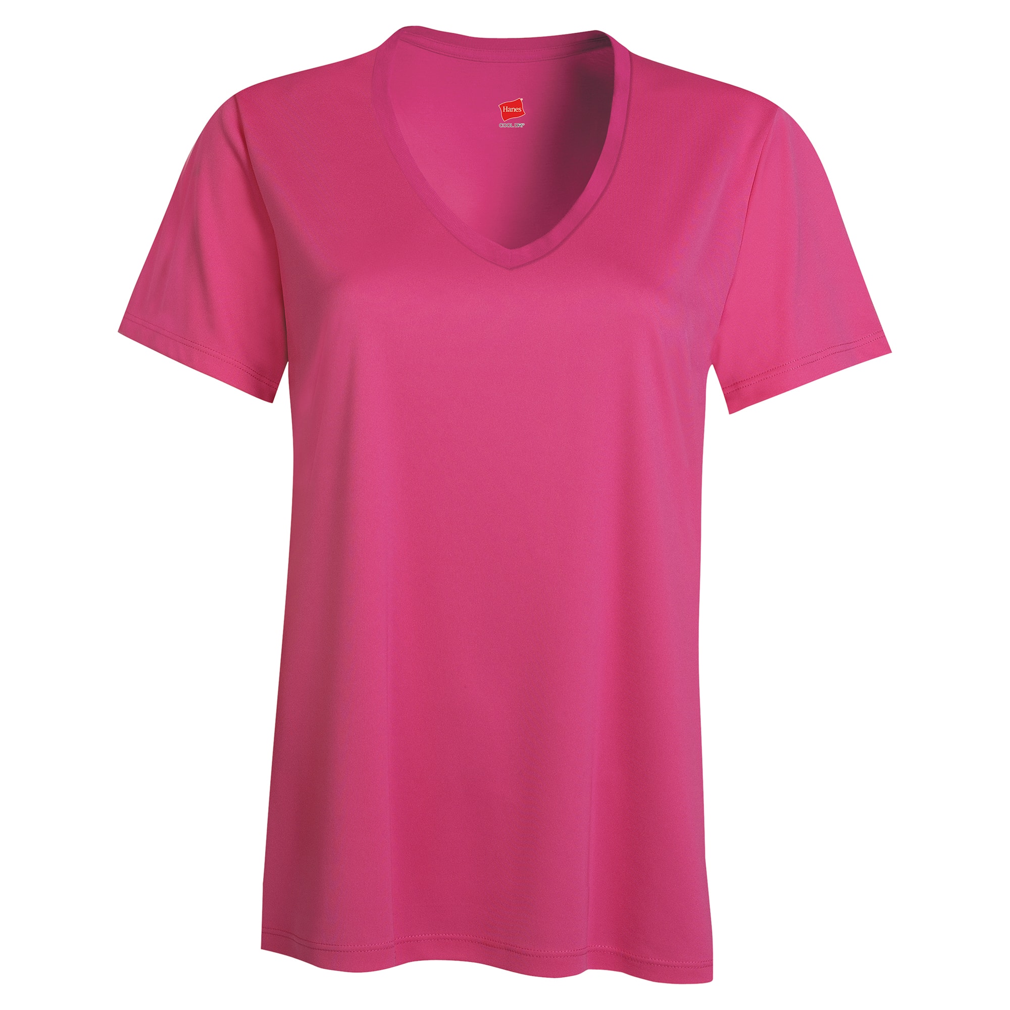 Hanes Sport CoolDri V-Neck Ladies T-Shirt