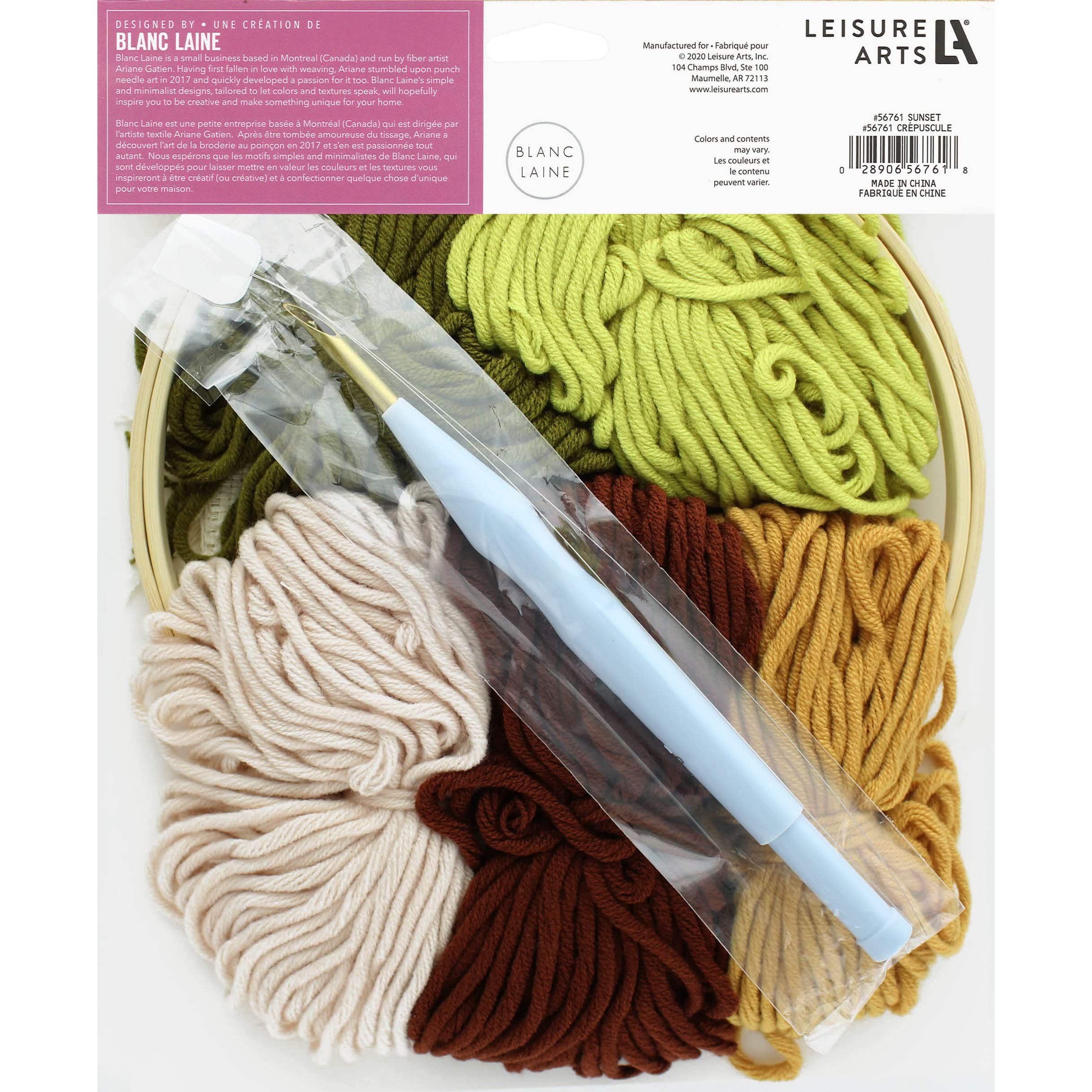 Leisure Arts Sunset Punch Needle Kit