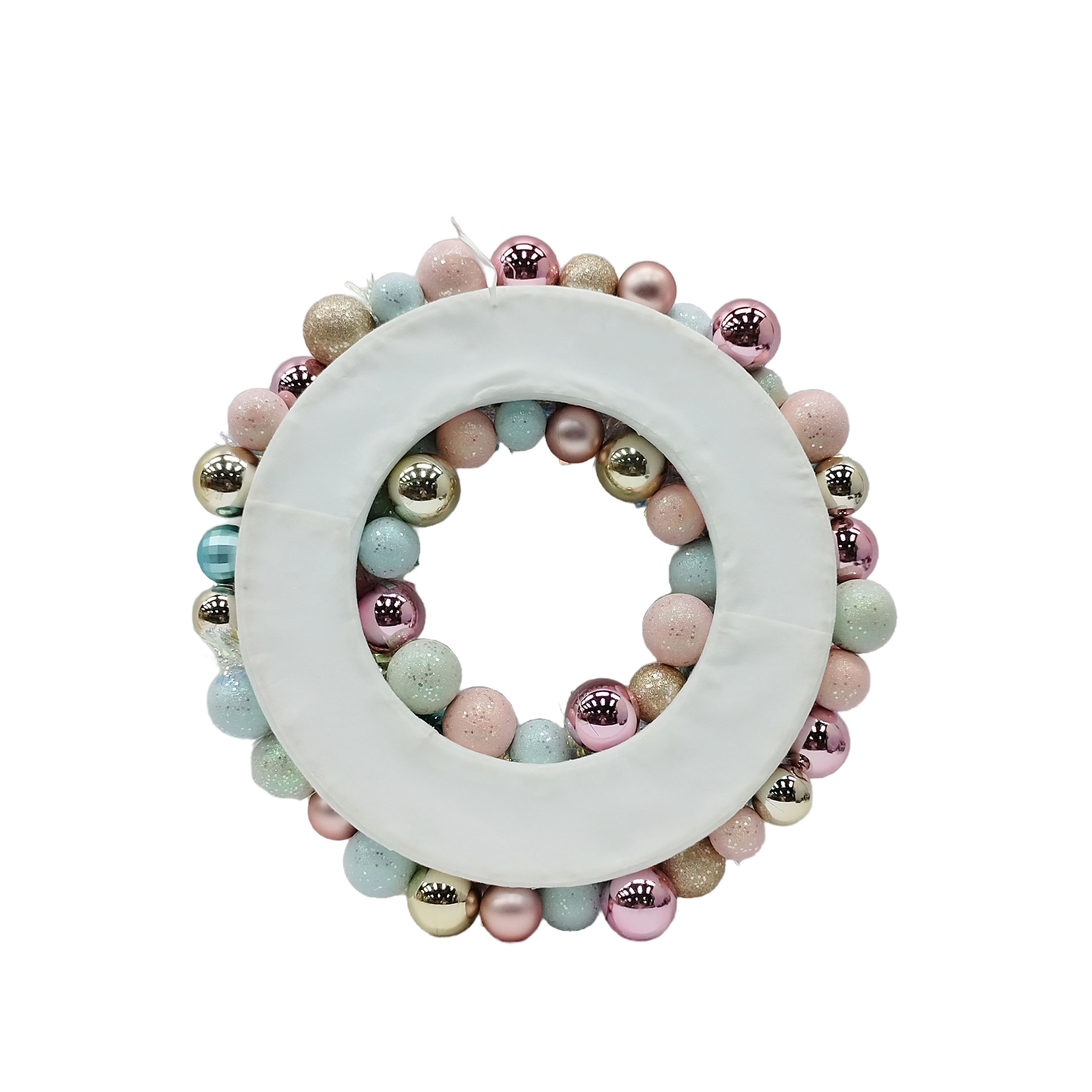 22&#x22; Sparkly Shatterproof Ball Ornament Wreath by Ashland&#xAE;