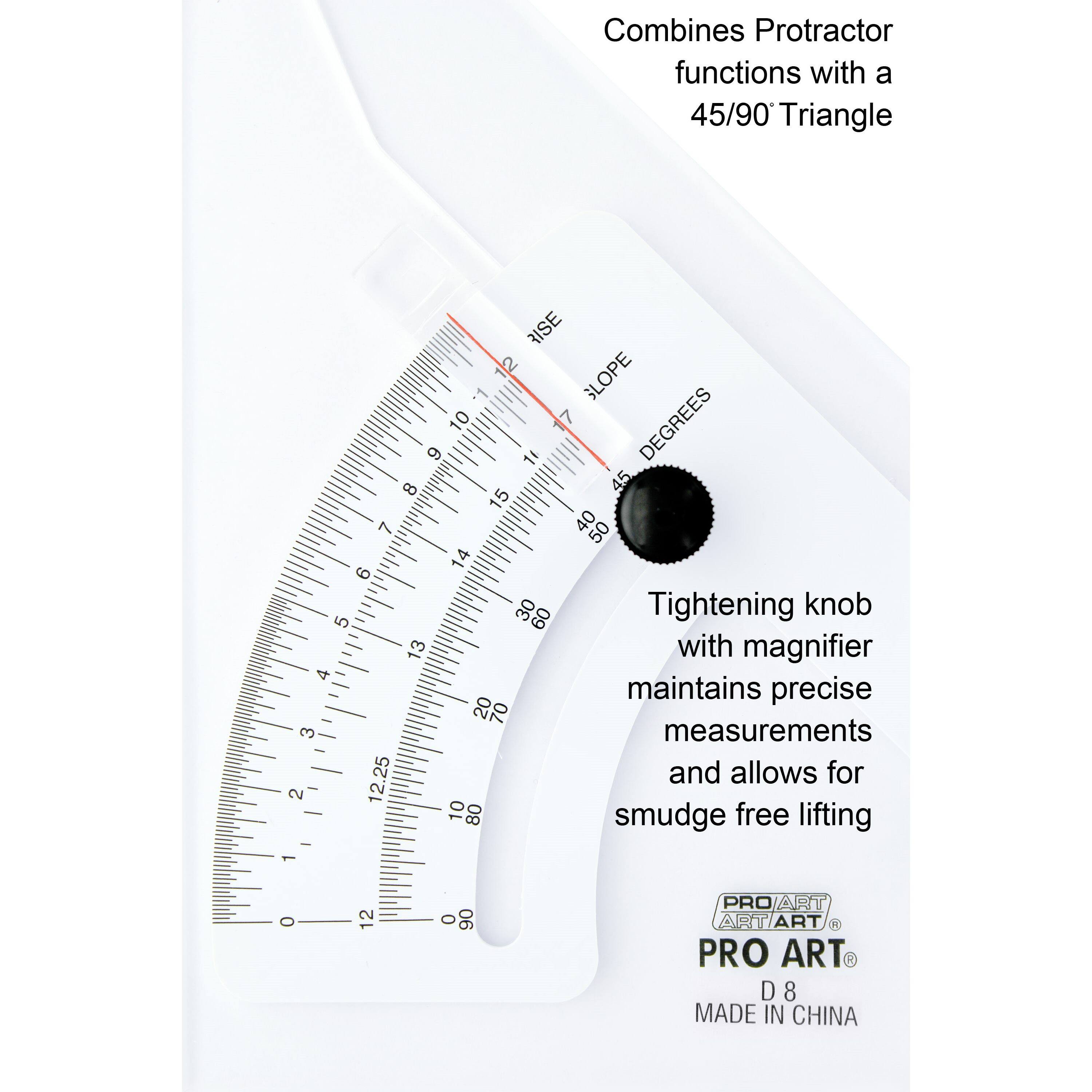 Pro Art® 8" Adjustable Triangle