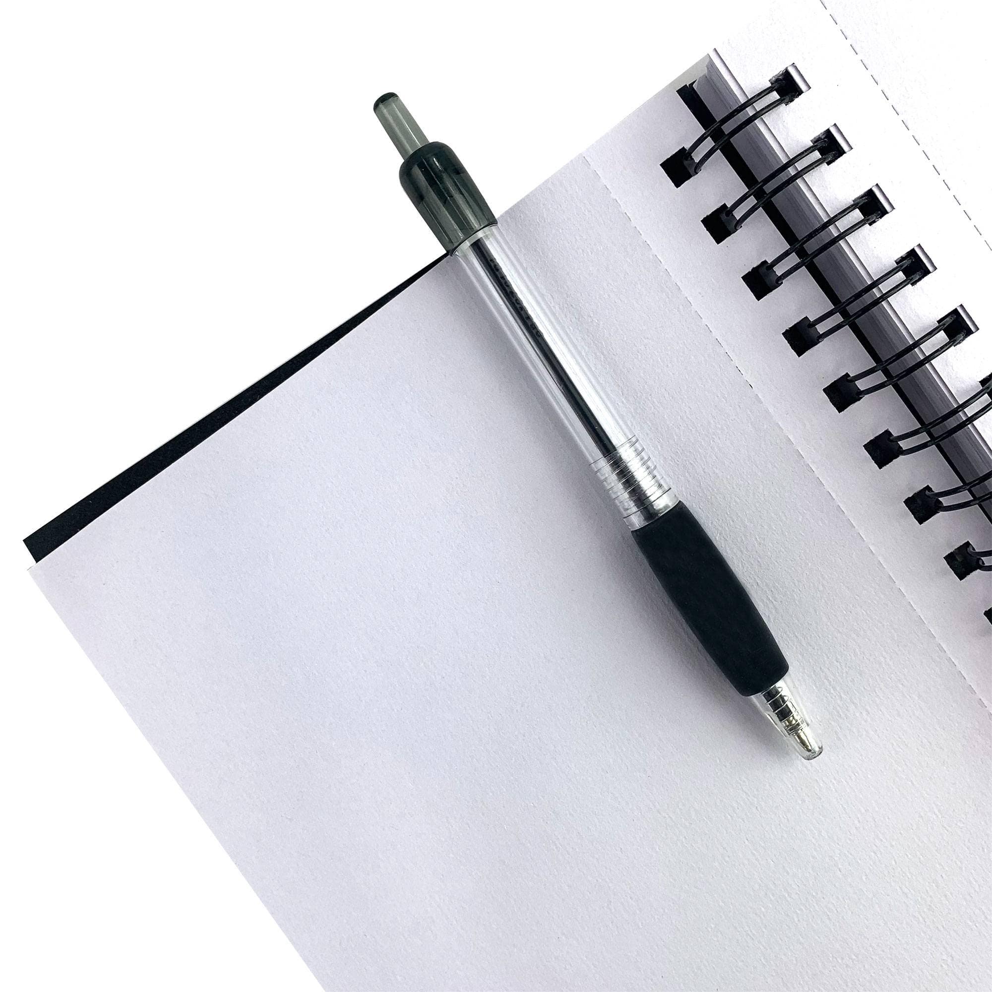 ArtSkills® Black Spiral Sketchbook with Perforated Pages, 9" x 12"