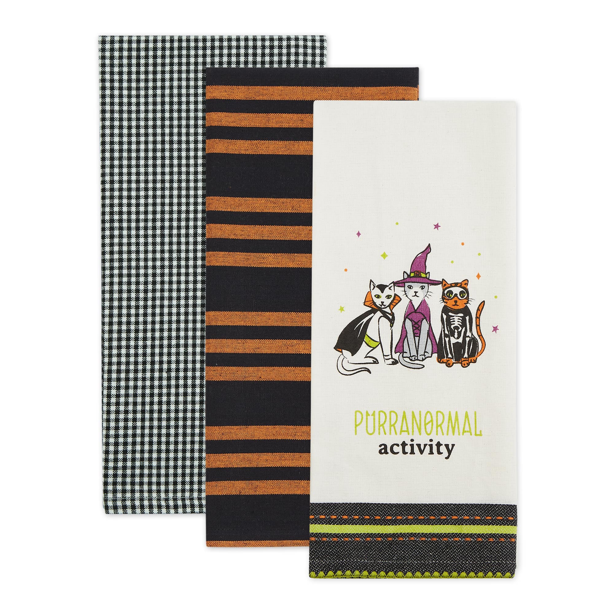 DII&#xAE; Assorted Purranormal Activity Dishtowel Set, 3ct.