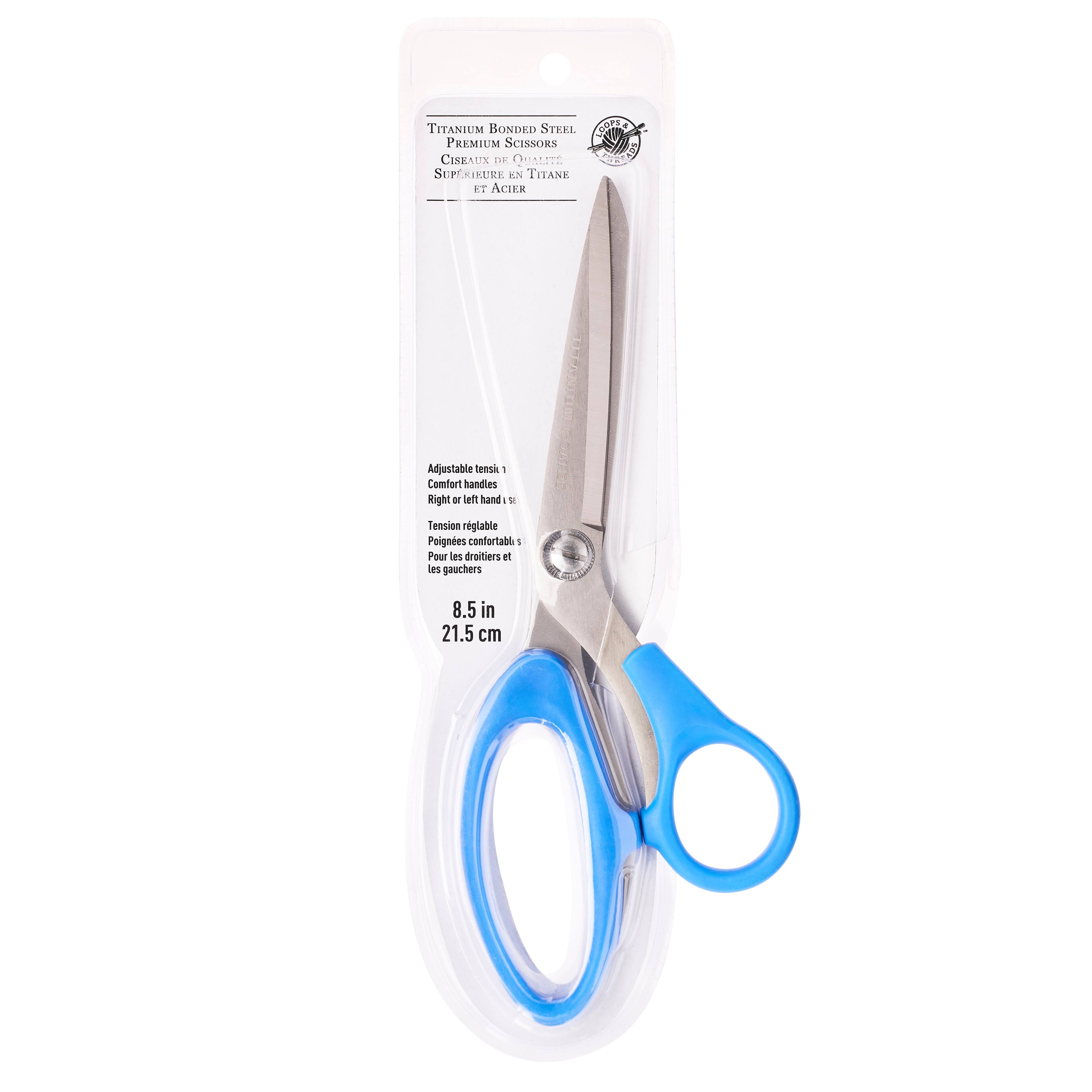 12 Pack: Titanium Alloy Bonded Steel Premium Scissors by Loops &#x26; Threads&#x2122;