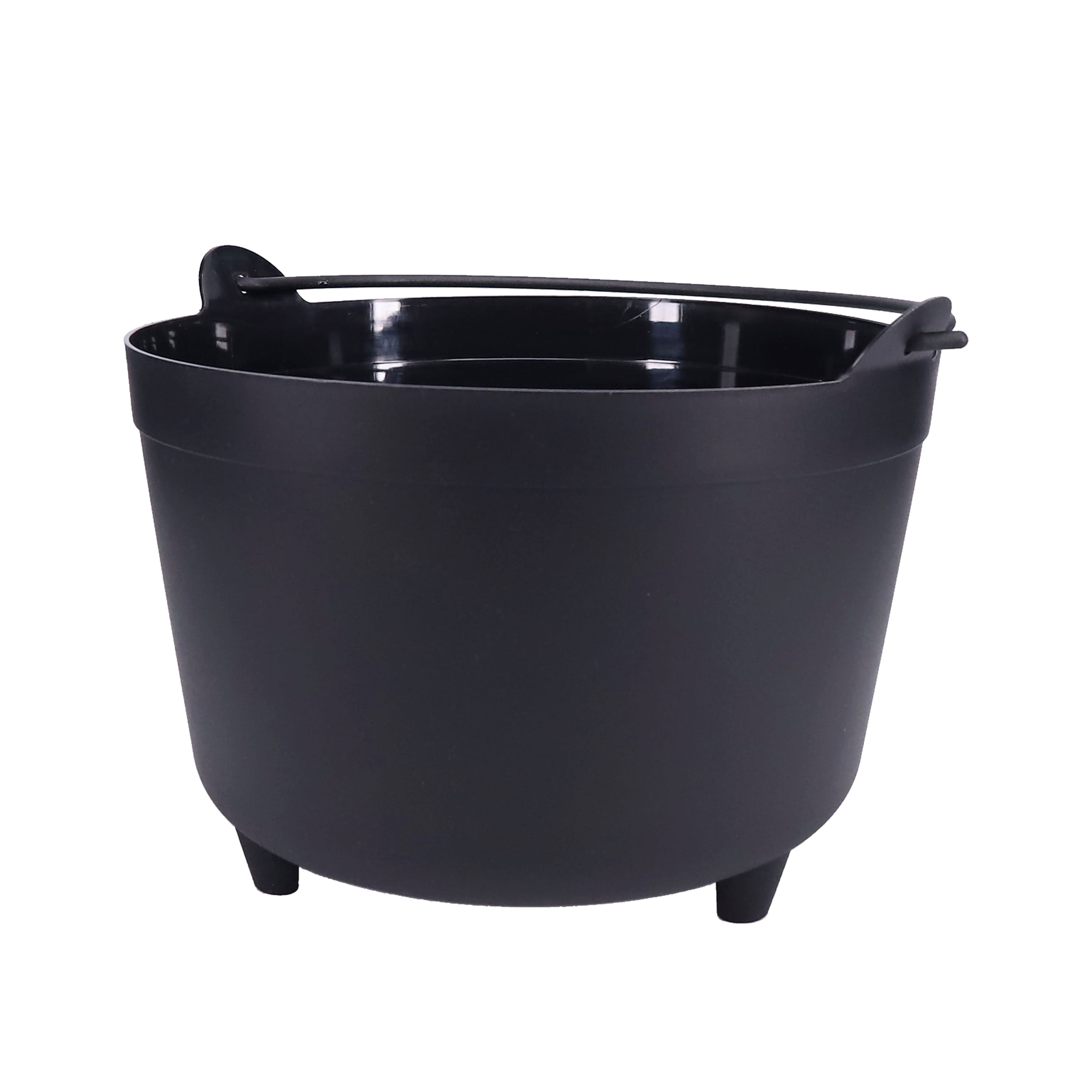 12.5&#x22; Black Cauldron Bucket by Celebrate It&#x2122;