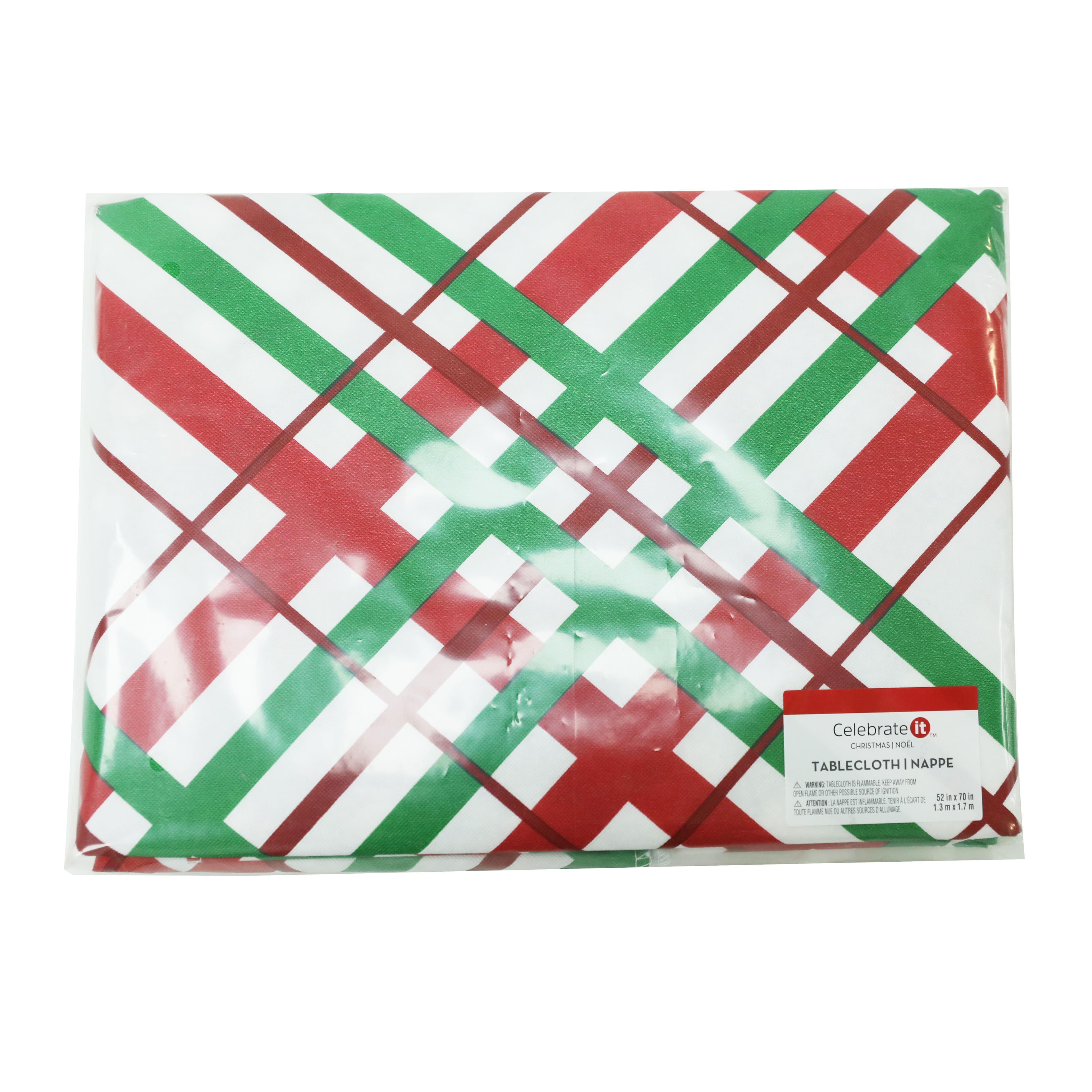 52&#x22; x 70&#x22; Plaid Tablecloth by Celebrate It&#x2122;