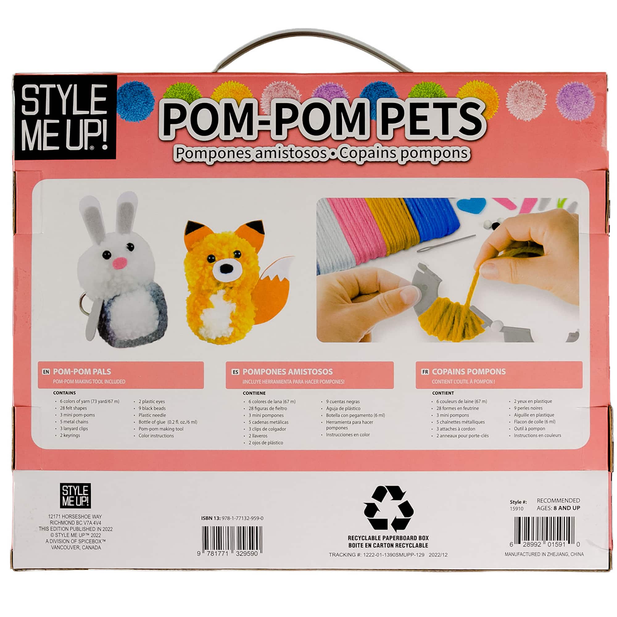 Style Me Up! Pom Pom Pets Activity Kit