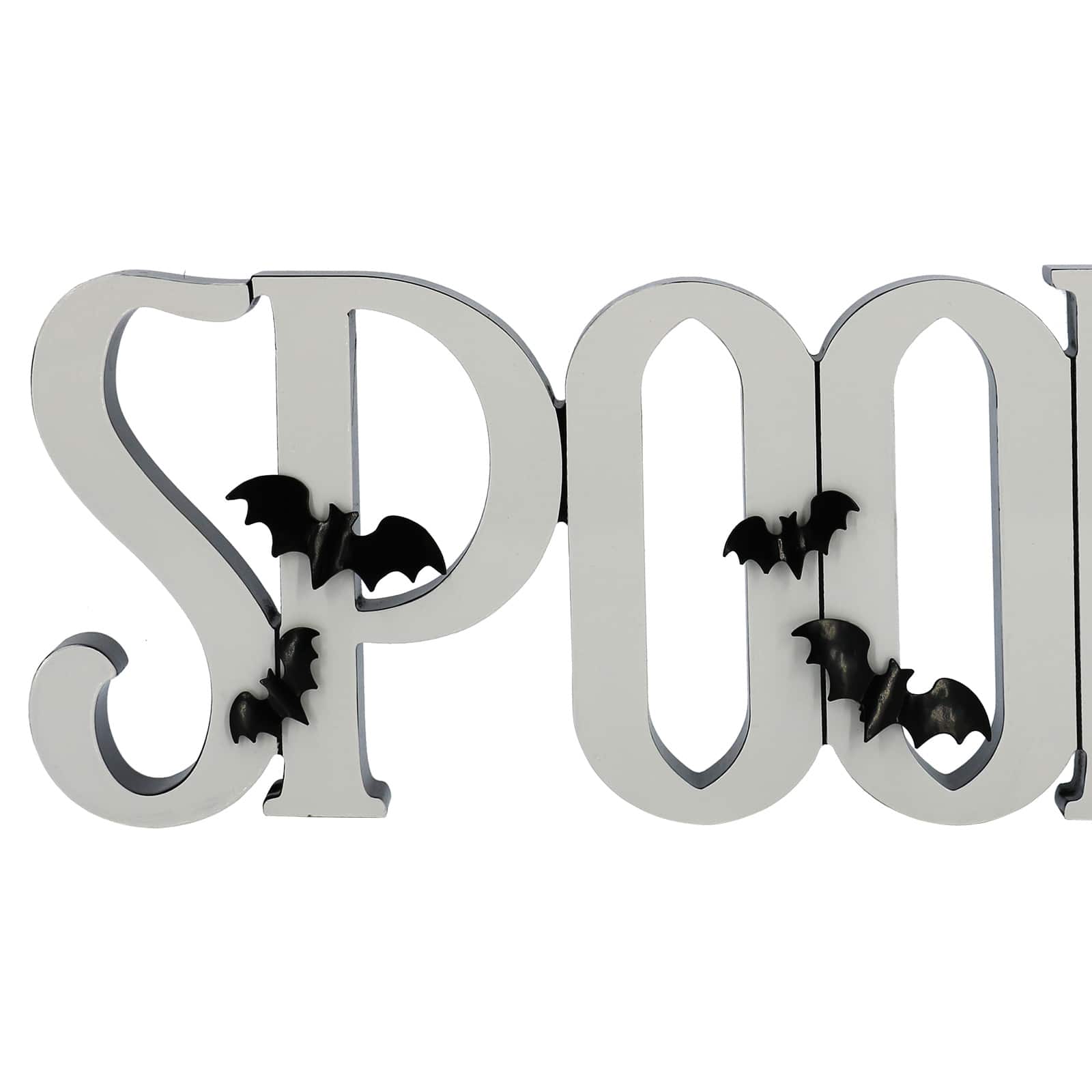 20.75&#x22; White Spooky Cutout Tabletop Sign by Ashland&#xAE;