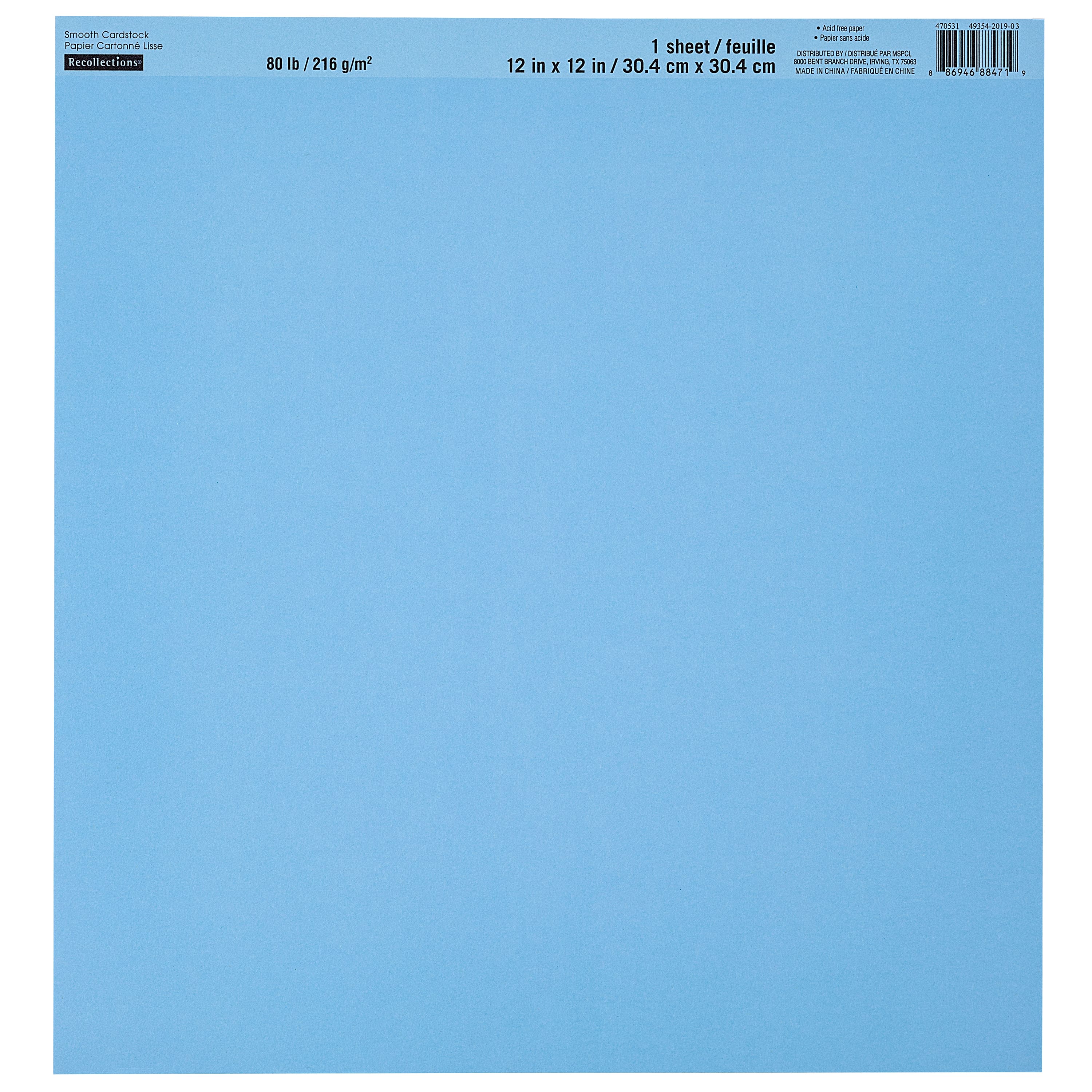 Smooth Solid Cardstock Paper by Recollections™, 12" x 12"