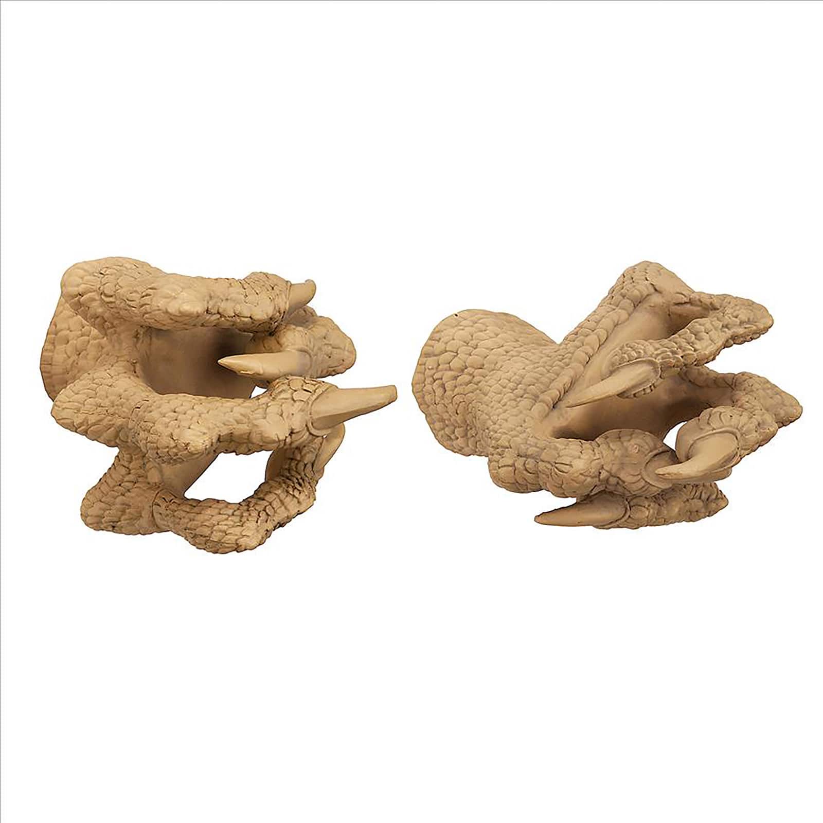 Design Toscano 7&#x22; Dragons Thorne MacGarvey Claw Sword Hanger Set