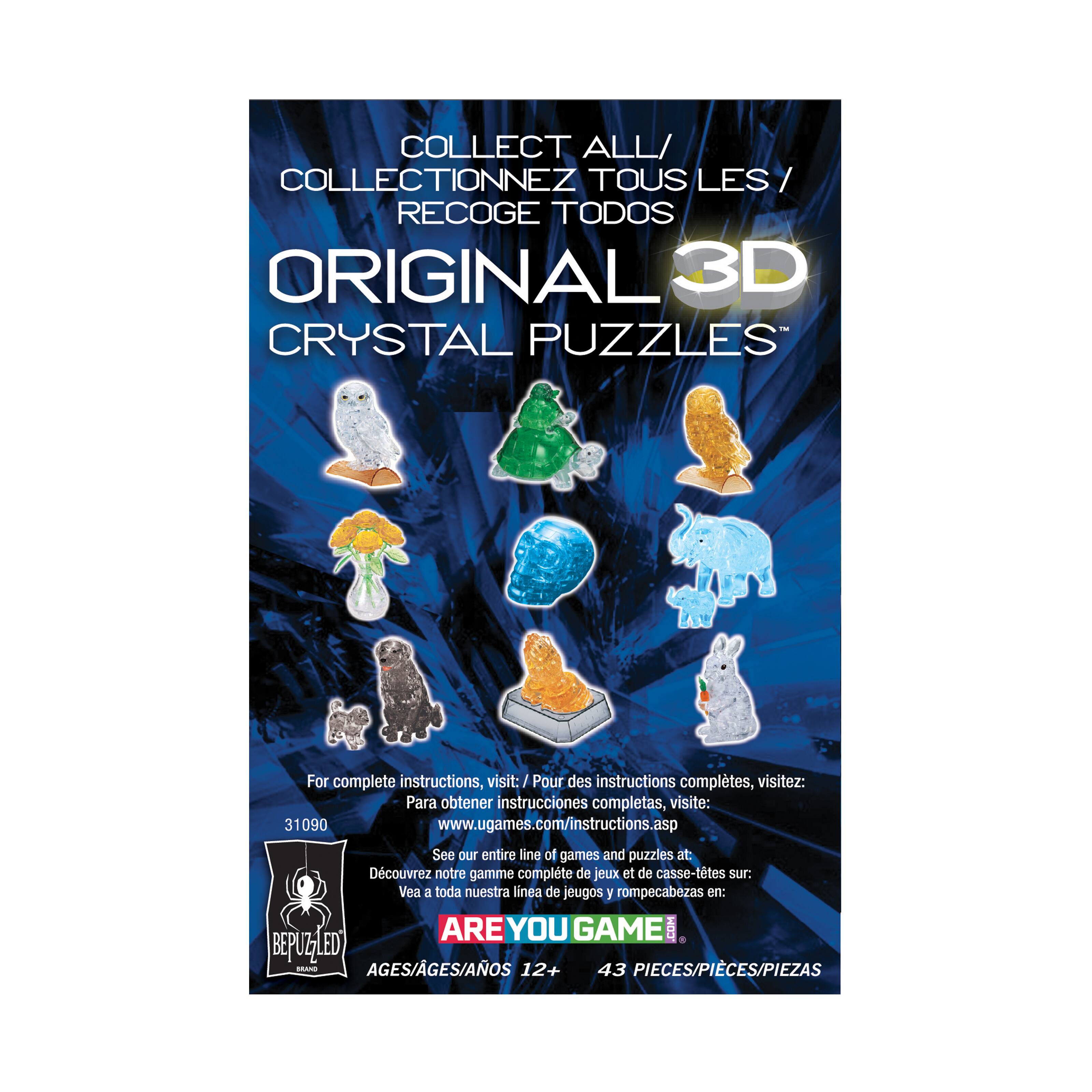 3D Crystal Puzzle - Frog: 43 Pcs