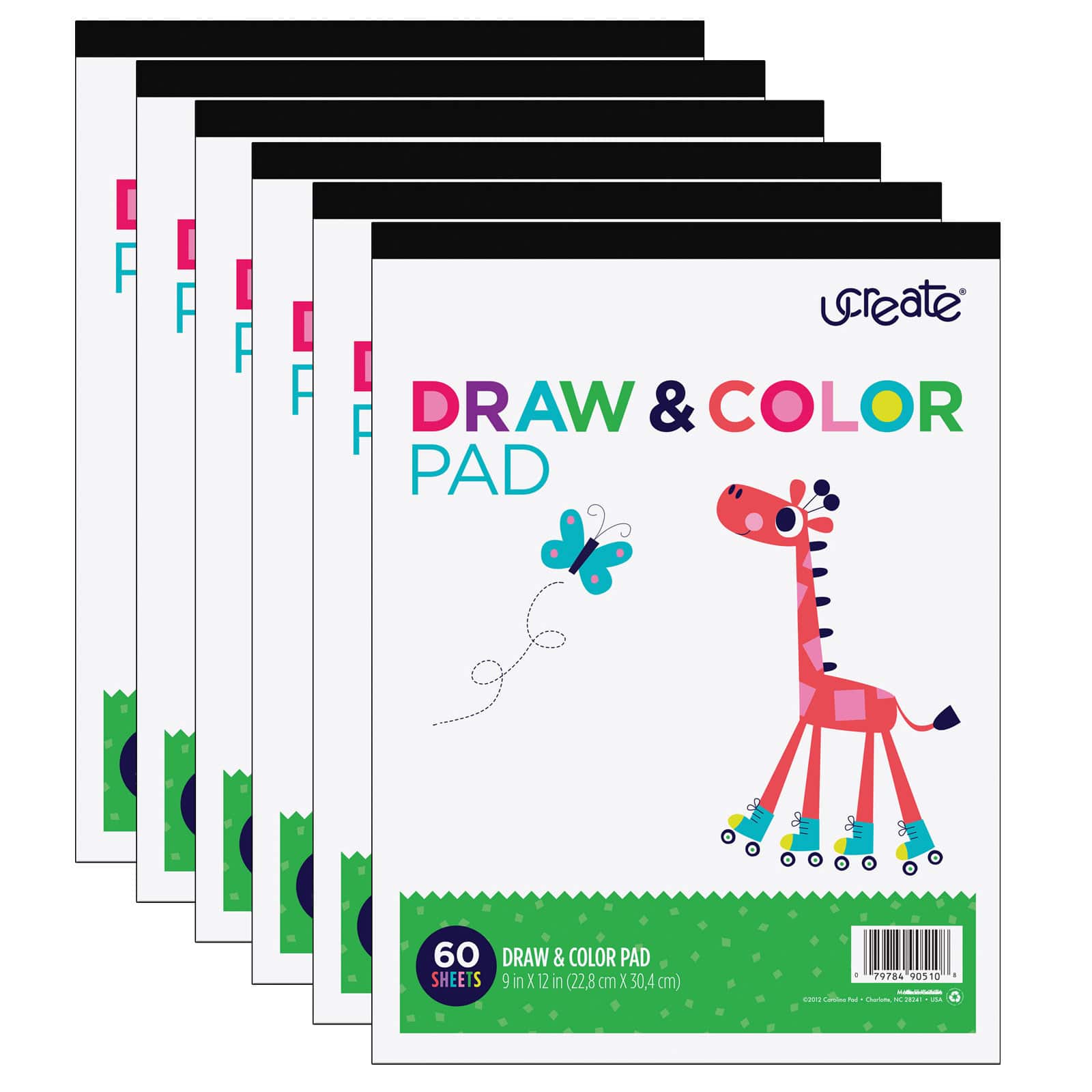 Pacon® UCreate® 9 x 12 Draw & Color Pad, 6ct.