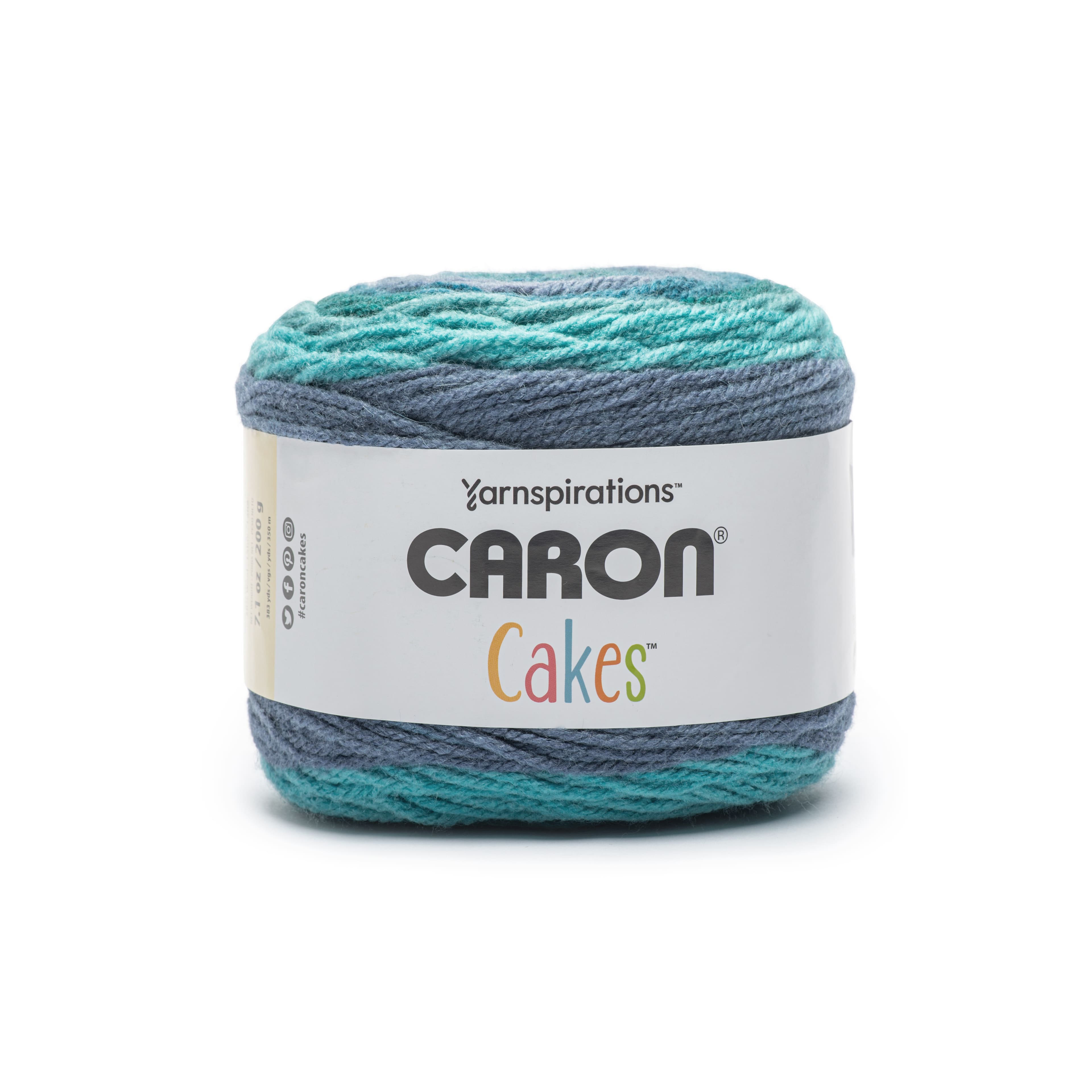 Caron Chunky Cakes Self Striping Yarn 297 yd/271 m 9.8 oz/280 g (Rainbow  Jellys)