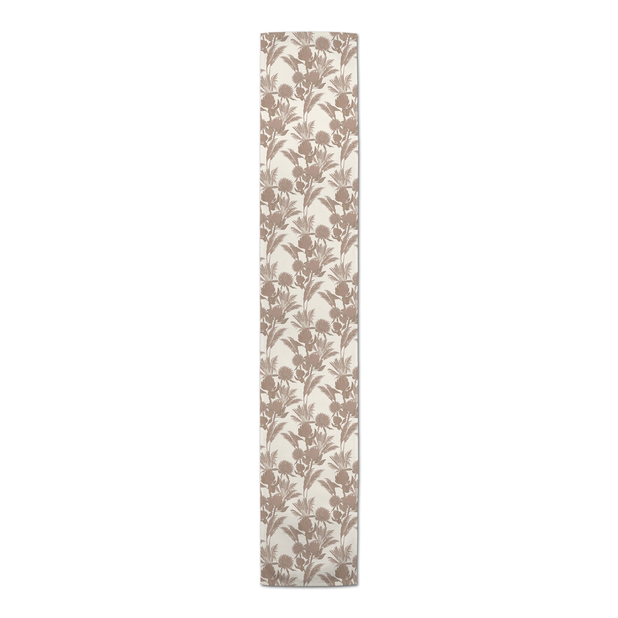 72&#x22; Tones Protea Blooms Cotton Twill Runner