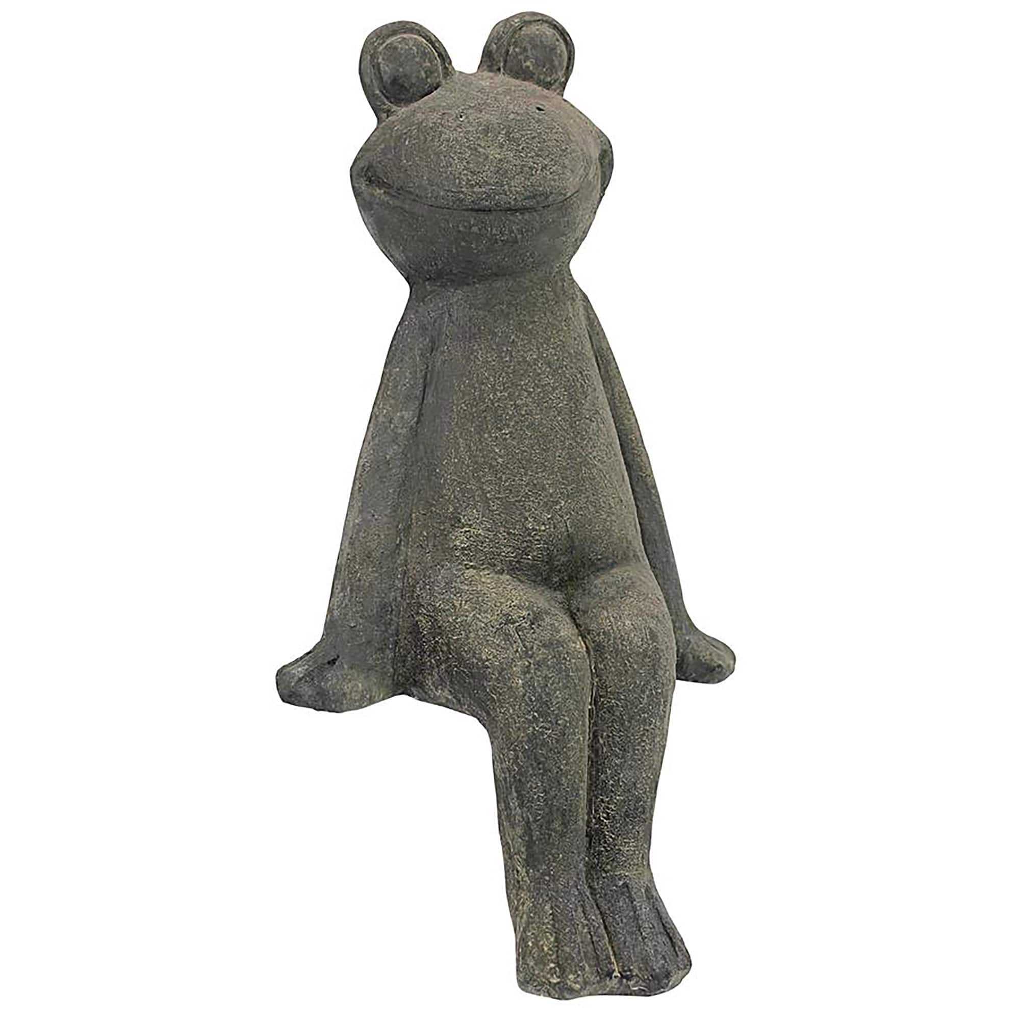 Design Toscano 16.5&#x22; Take a Toad Off Sitting Frog Statue