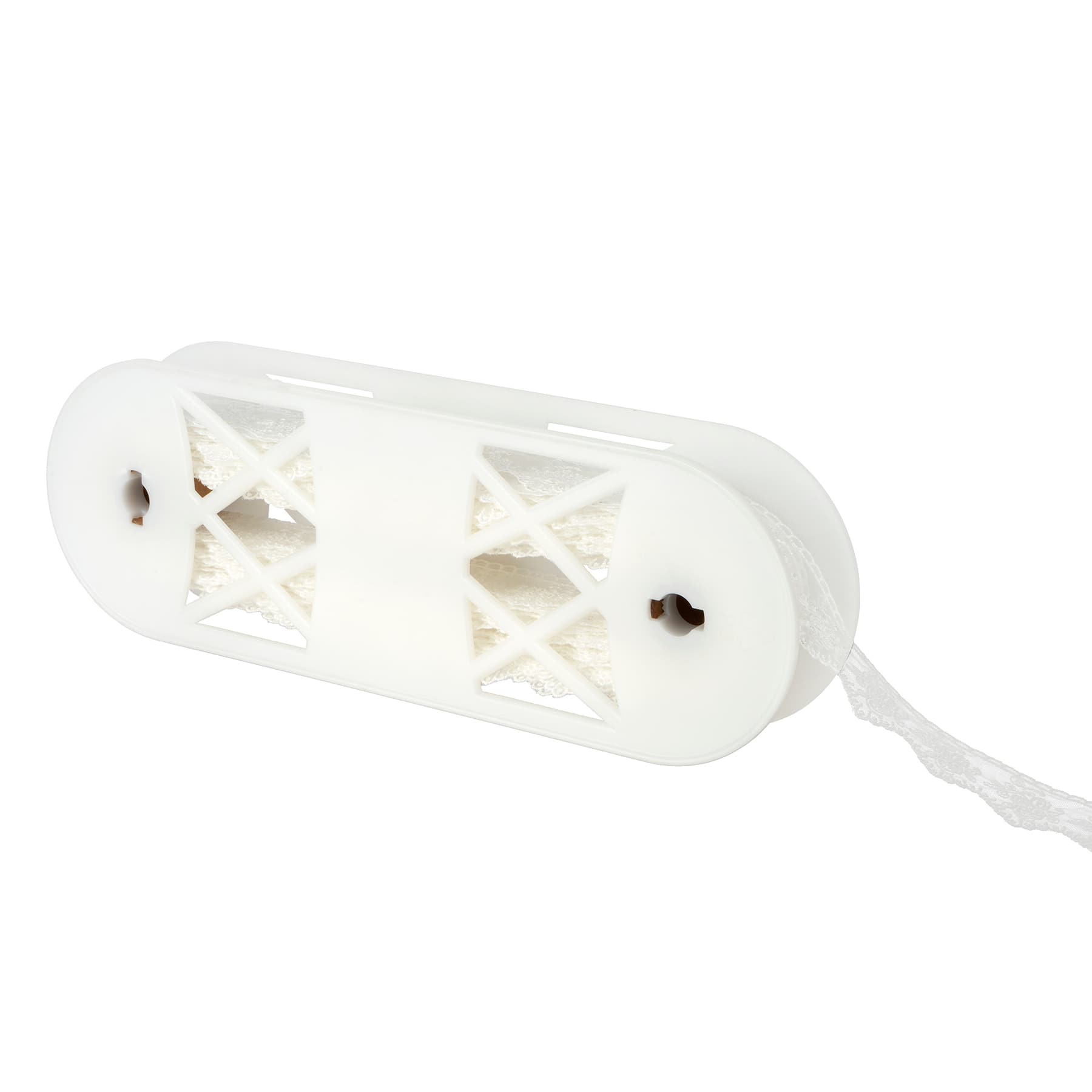 1.25&#x22; White Embroidered Lace Trim by Celebrate It&#xAE;
