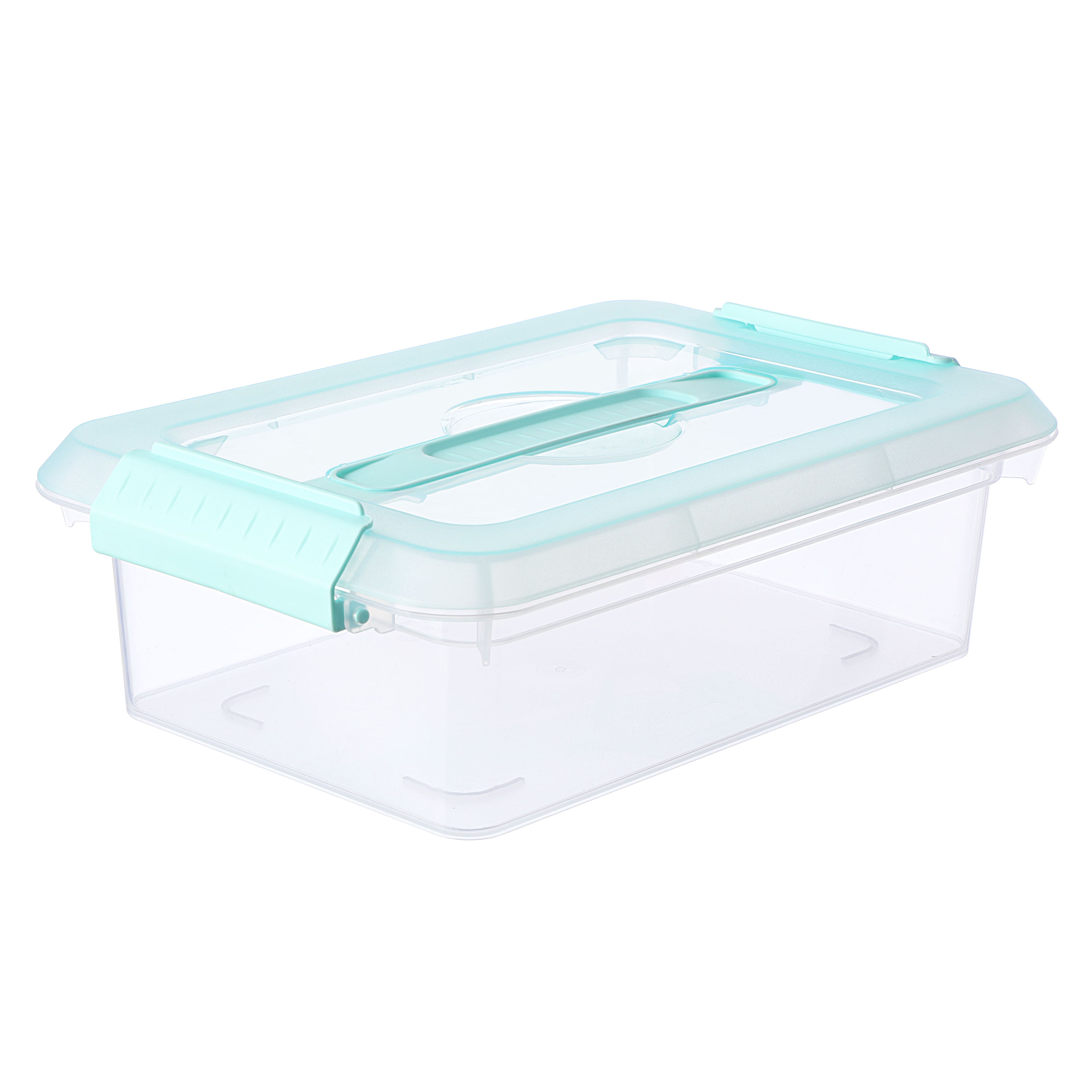 6 Pack: 3.4qt. Storage Bin with Lid by Simply Tidy™
