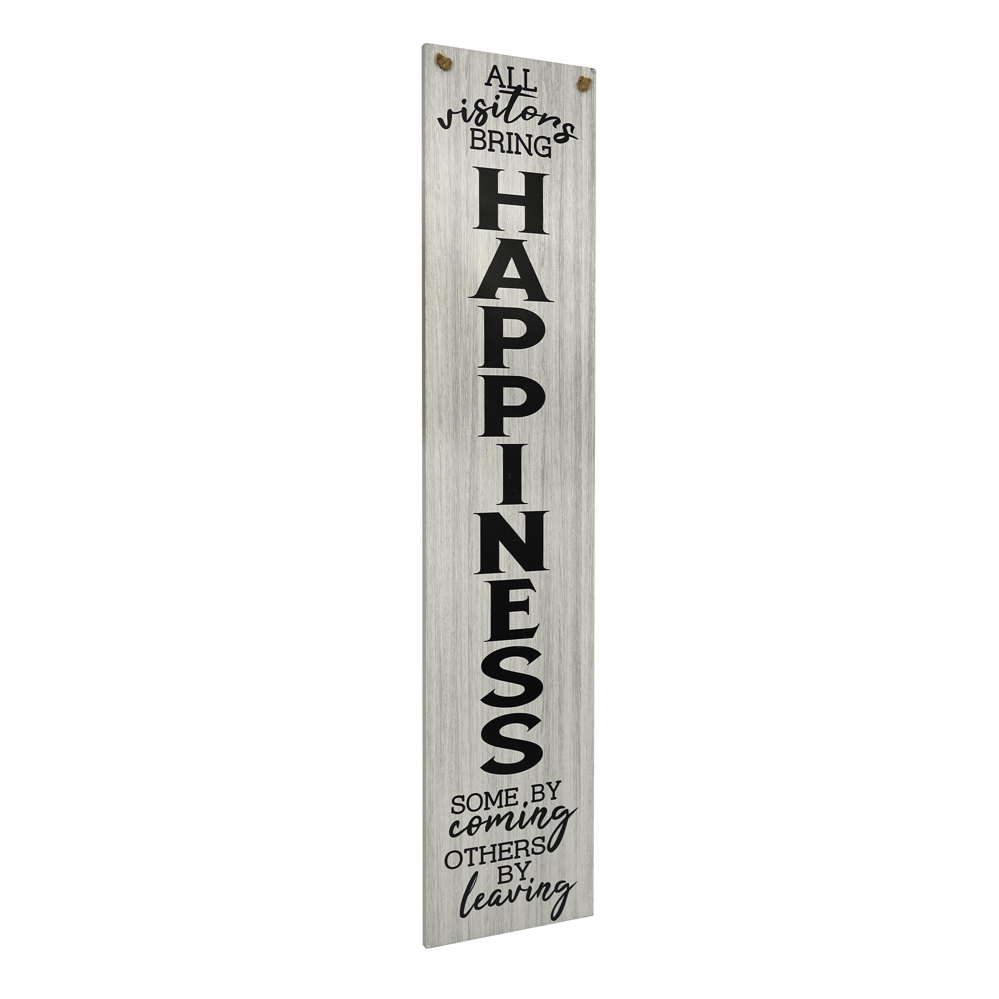 American Art D&#xE9;cor&#x2122; 47.25&#x22; Already Disturbed &#x26; Happiness Double-Sided Hanging &#x26; Leaning Wall Sign