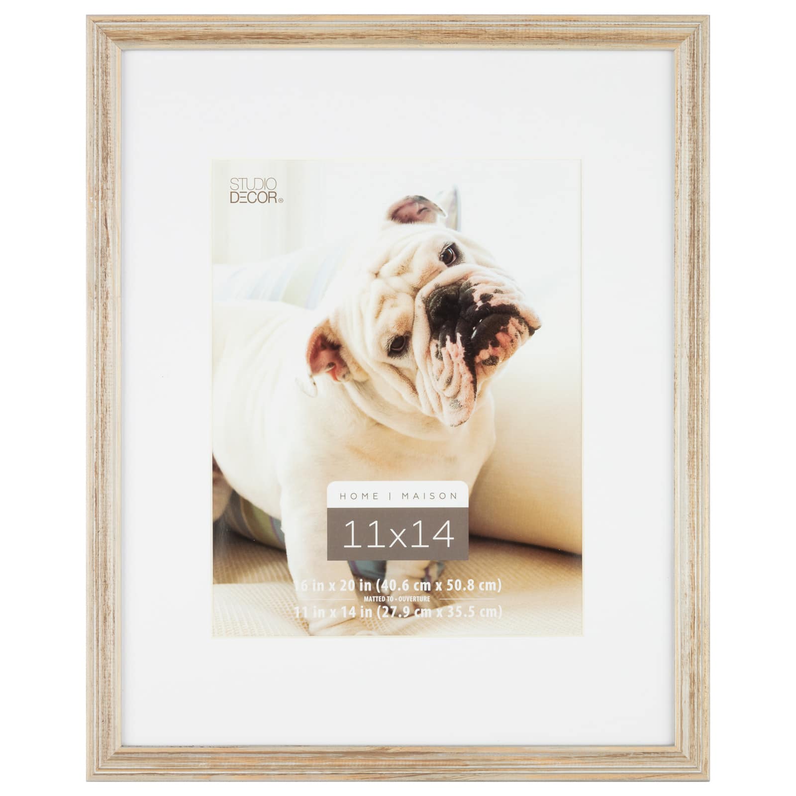 6 Pack: Champagne 11&#x22; x 14&#x22; Frame with Mat, Home by Studio D&#xE9;cor&#xAE;