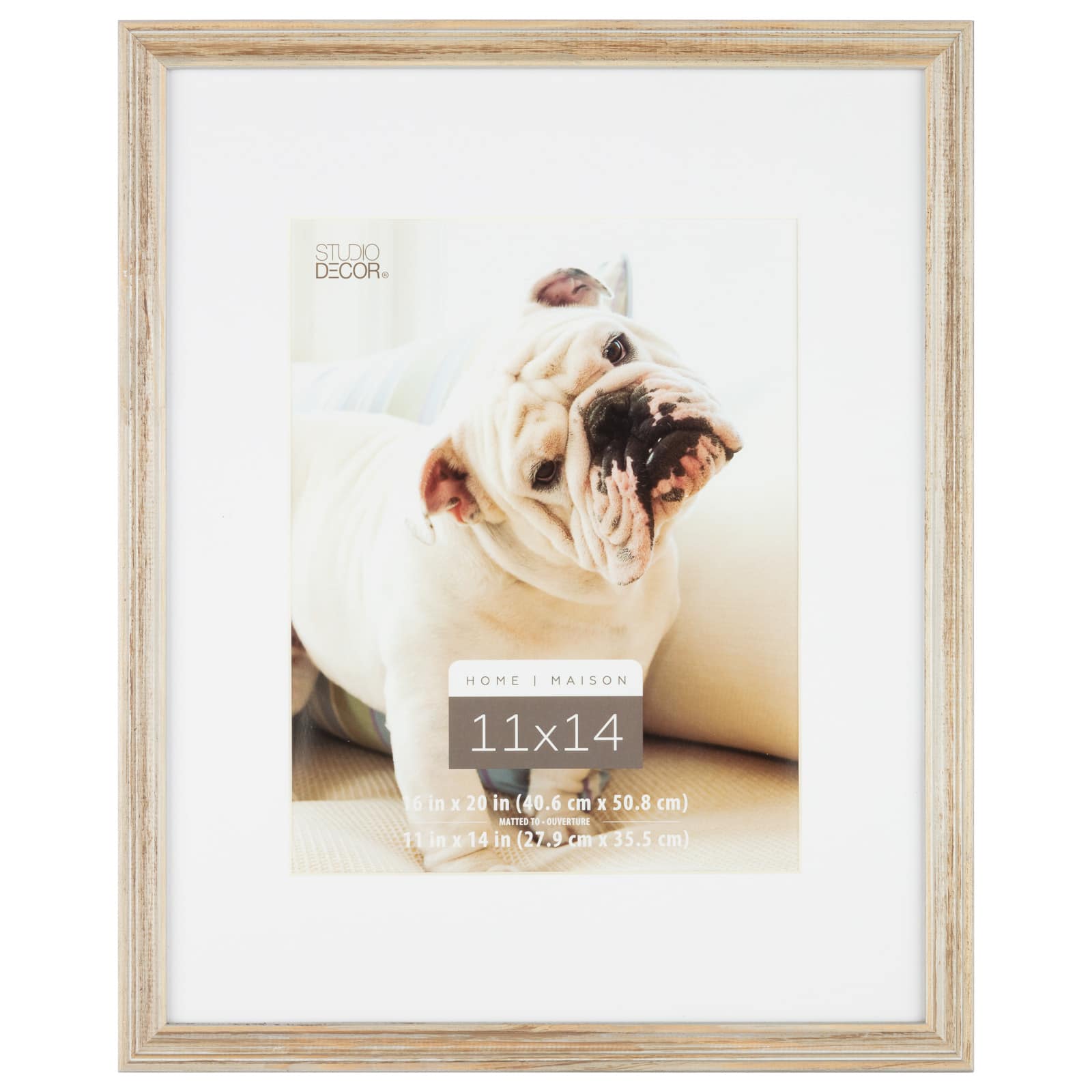 6 Pack: Champagne 11" x 14" Frame with Mat, Home by Studio Décor®