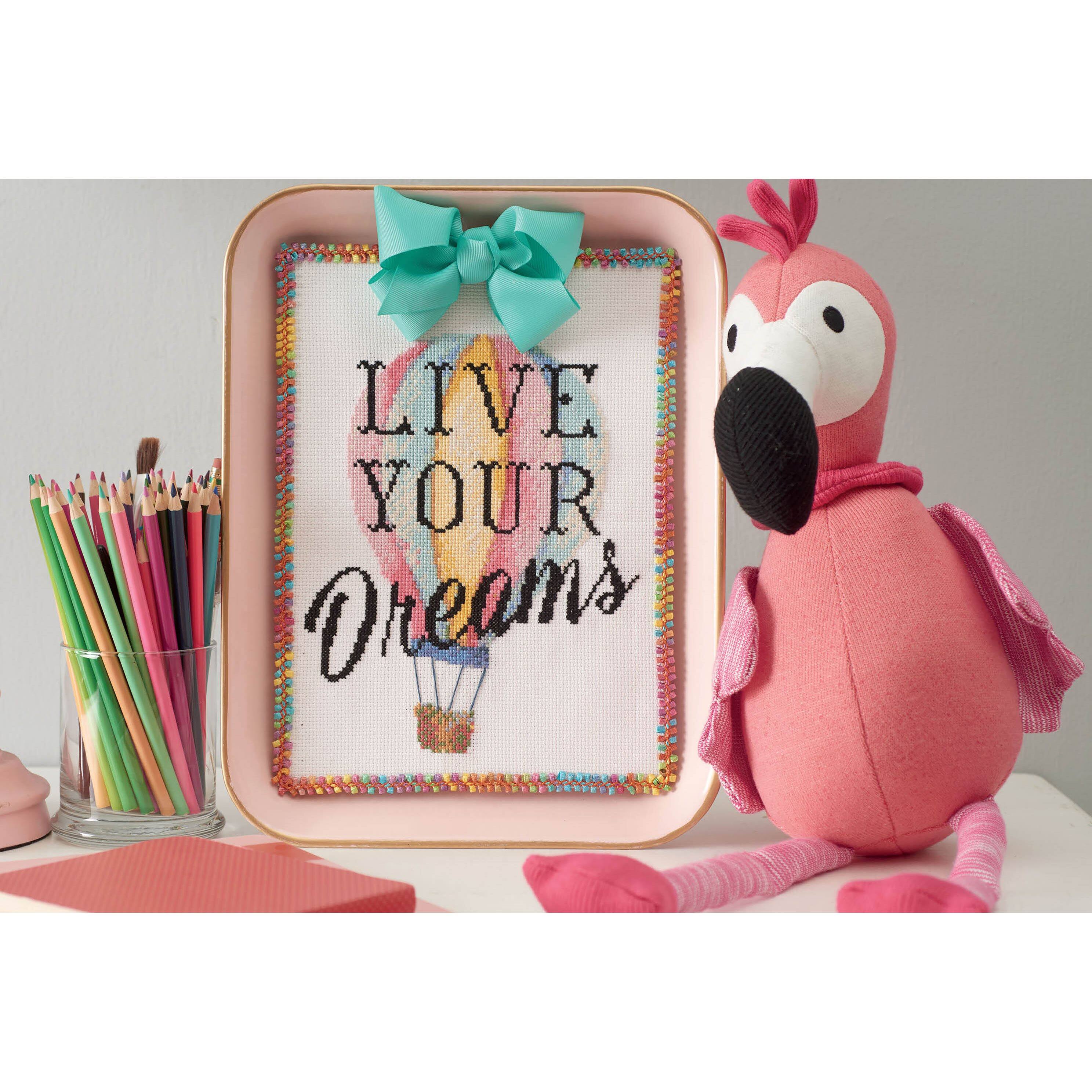 Leisure Arts&#xAE; Positive Quotes in Cross Stitch Book