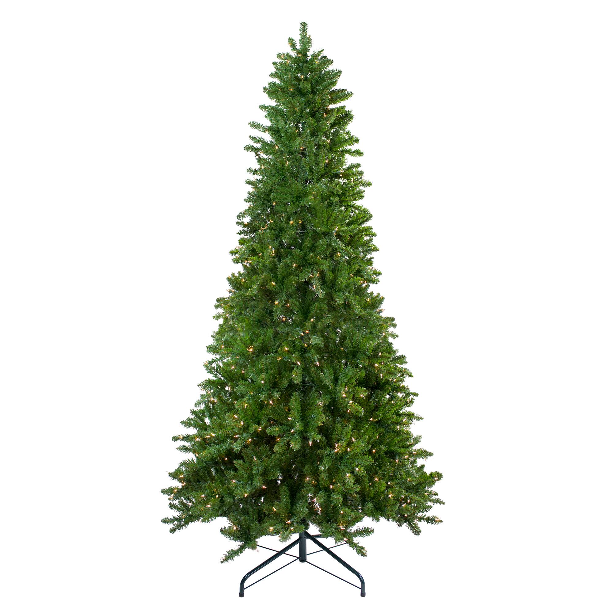 9ft. Pre-Lit Everett Pine Slim Artificial Christmas Tree, Clear Lights