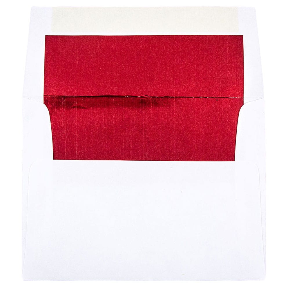 JAM Paper 4.375" x 5.75" Foil Invitation Envelopes, 50ct.