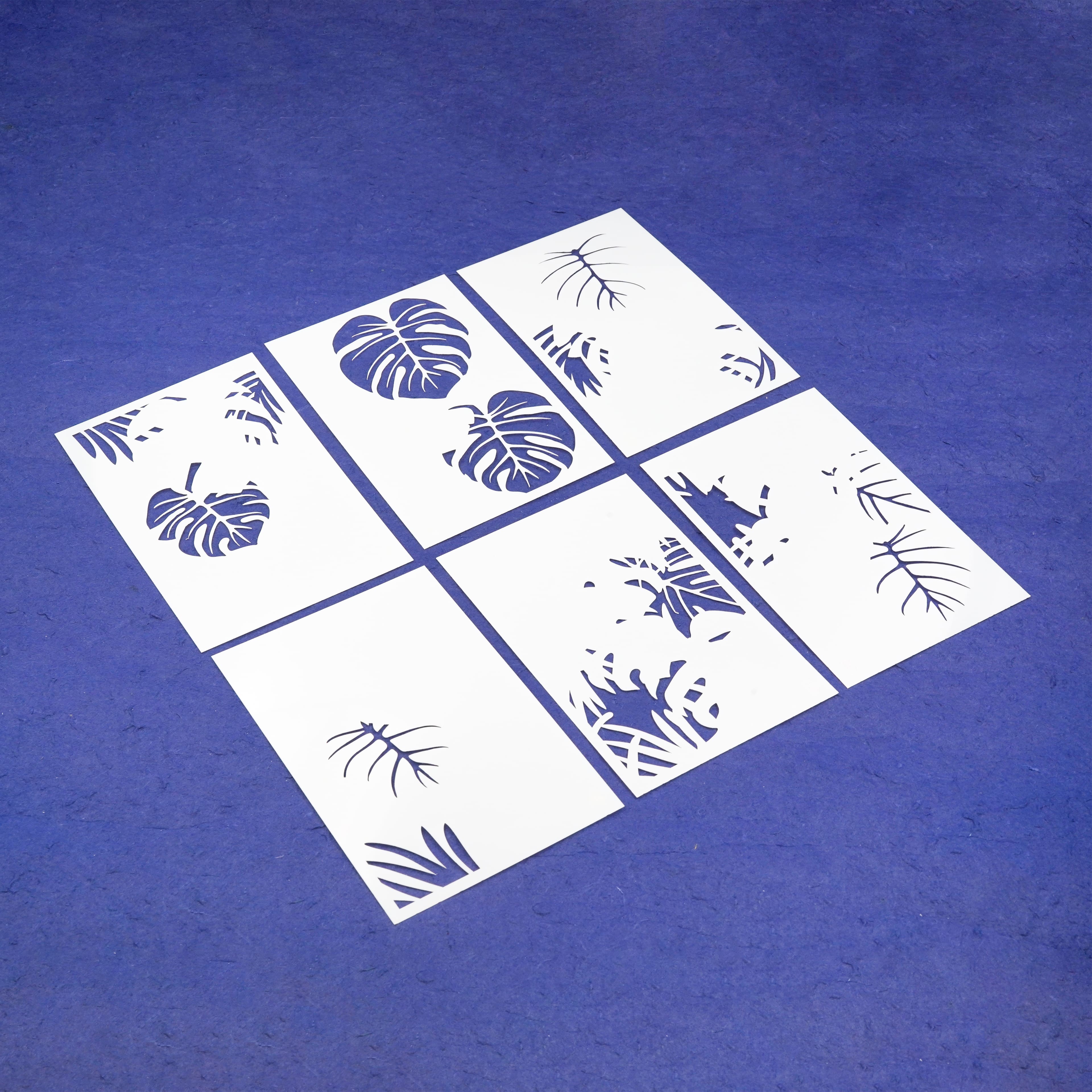 Tropical Leaves Layering Stencils by Recollections&#x2122;