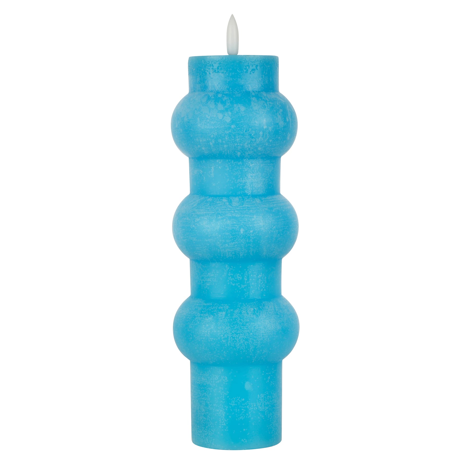 10&#x22; Bubble Pillar LED Wax Candle by Ashland&#xAE;