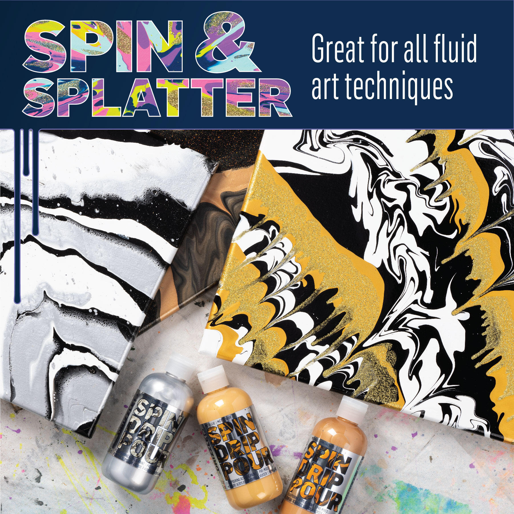 FolkArt&#xAE; Drizzle&#x2122; Pre-Mixed Acrylic Pouring Paint, 9oz.