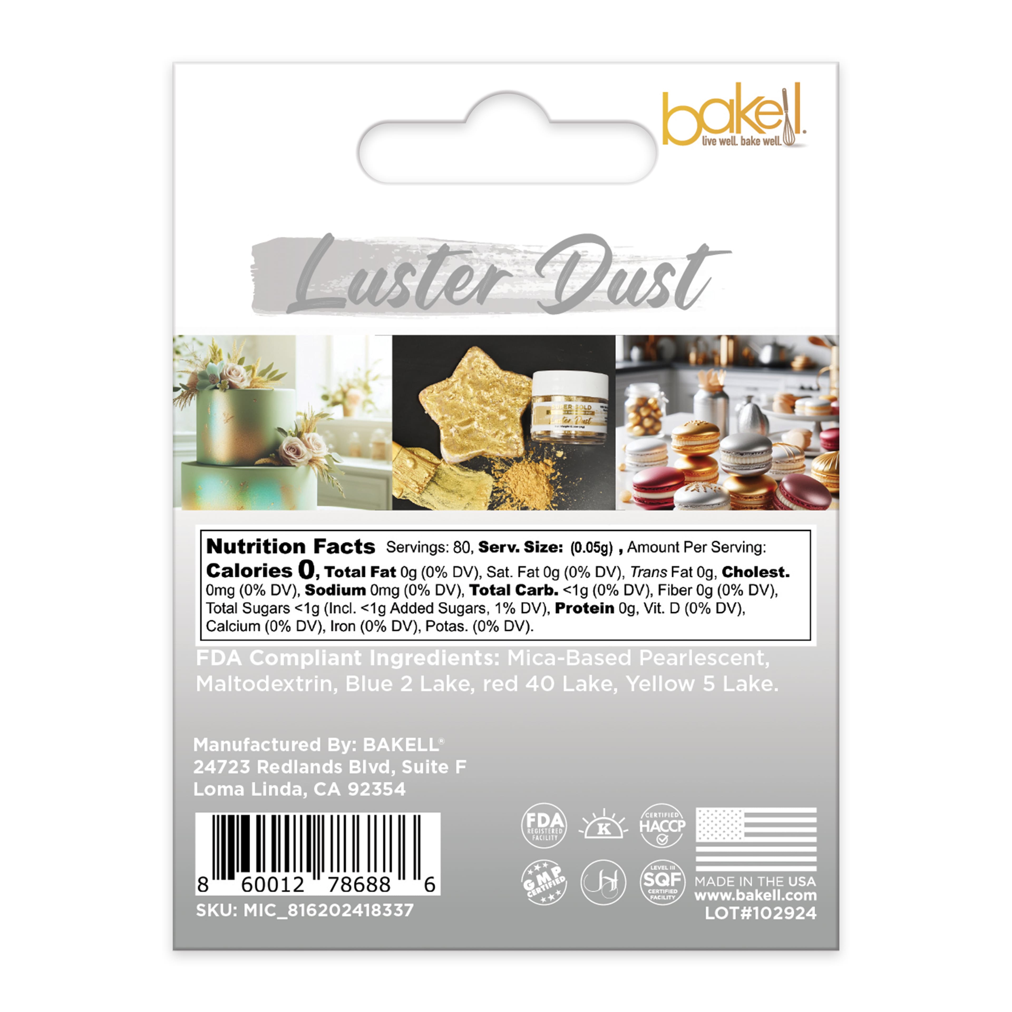 Bakell&#xAE; Edible Luster Dust