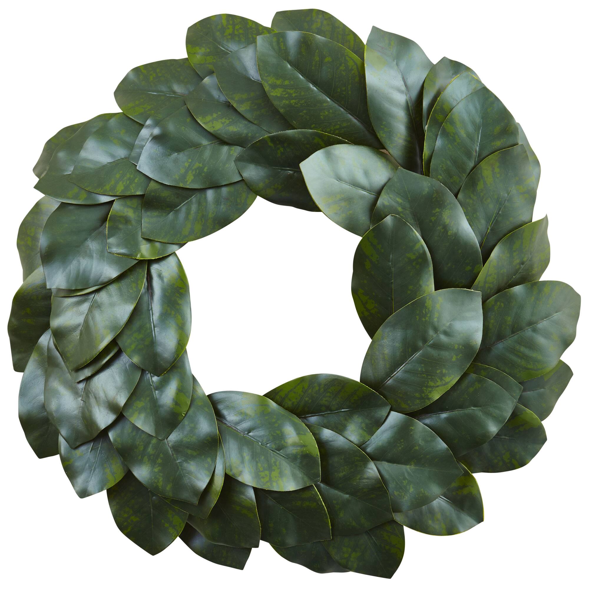 24&#x201D; Magnolia Leaf Wreath