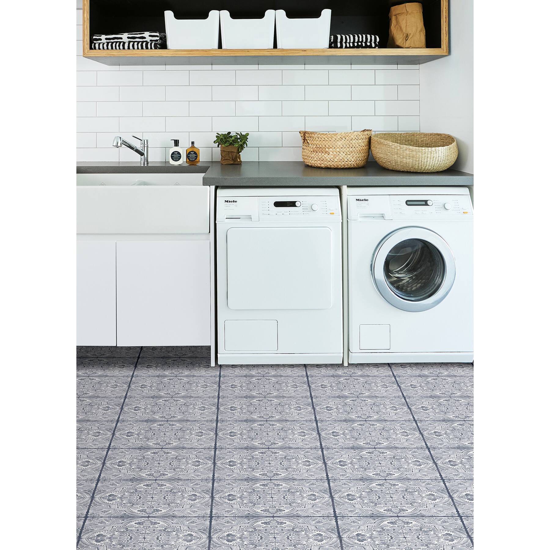 FloorPops Hastings Peel &#x26; Stick Floor Tiles