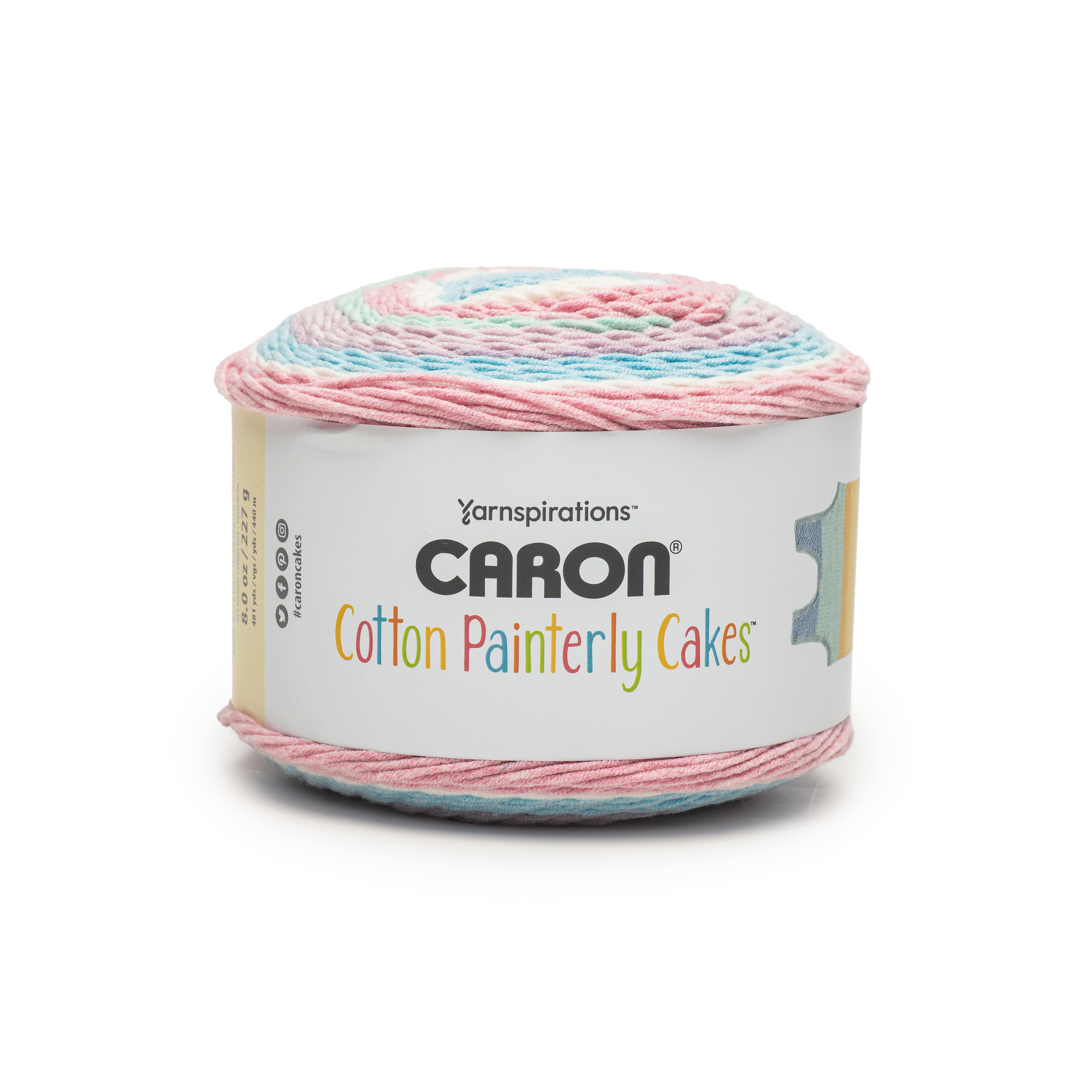 12 Pack: Caron&#xAE; Cotton Painterly Cakes&#x2122; Yarn