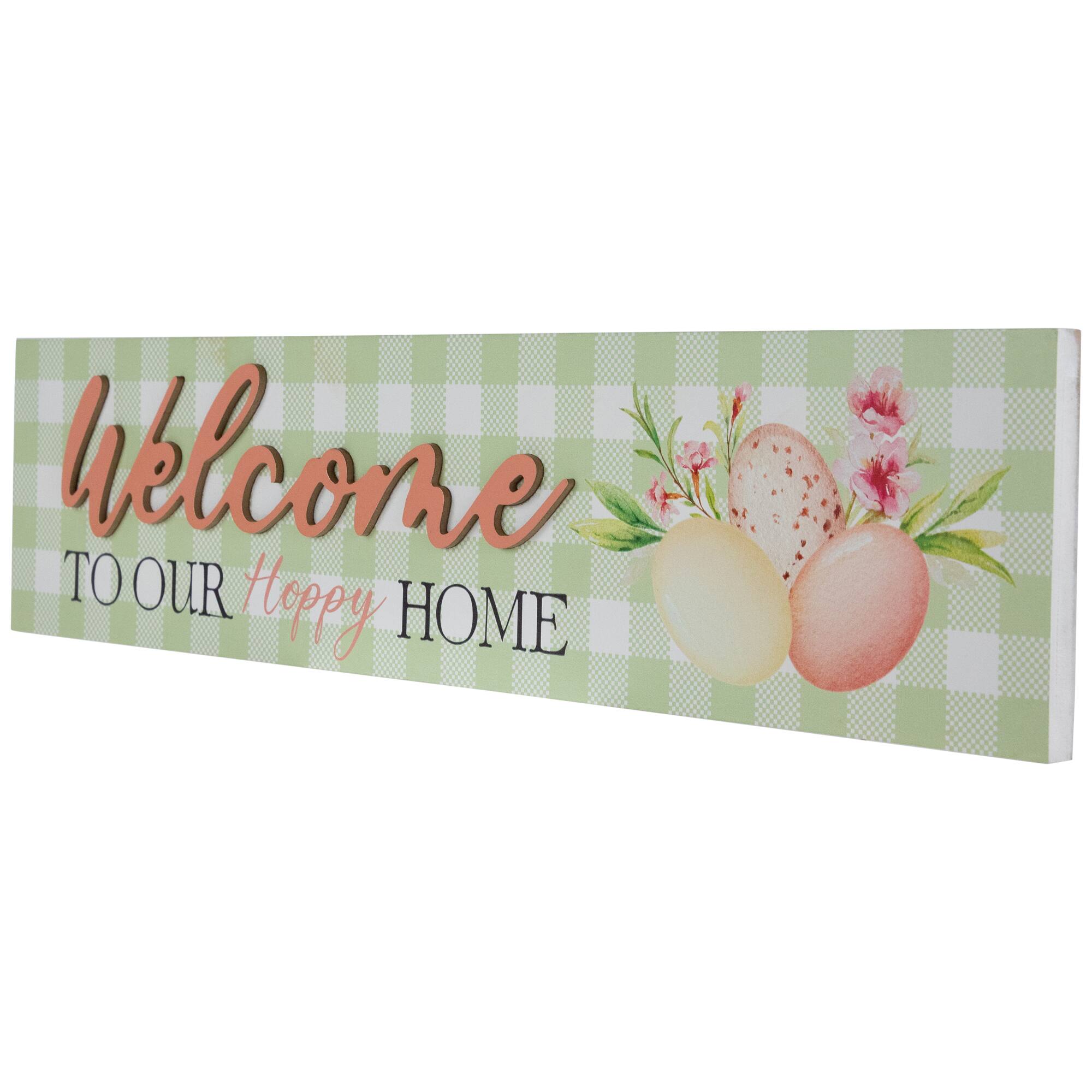 Welcome to Our Hoppy Home Easter Wall Sign