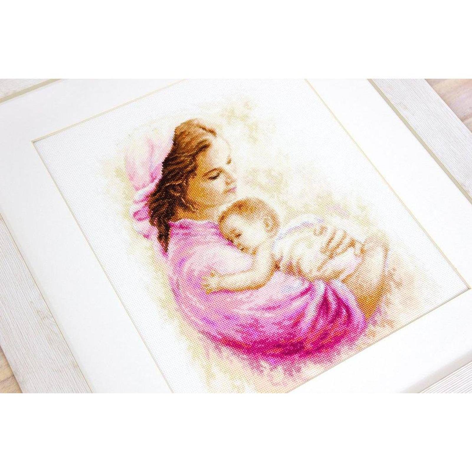 Luca-s Mother And Child Counted Cross Stitch Kit