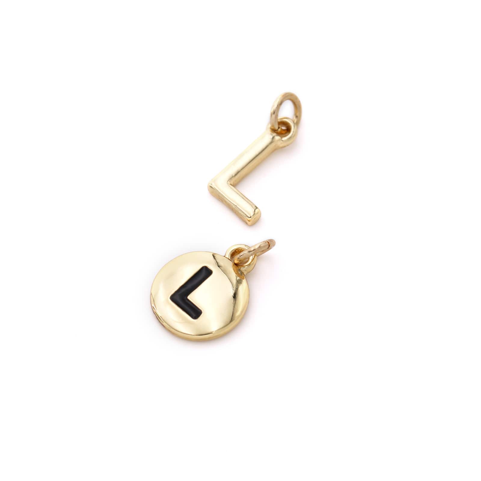 Charmalong&#x2122; 14K Gold Plated Letter Charms by Bead Landing&#x2122;