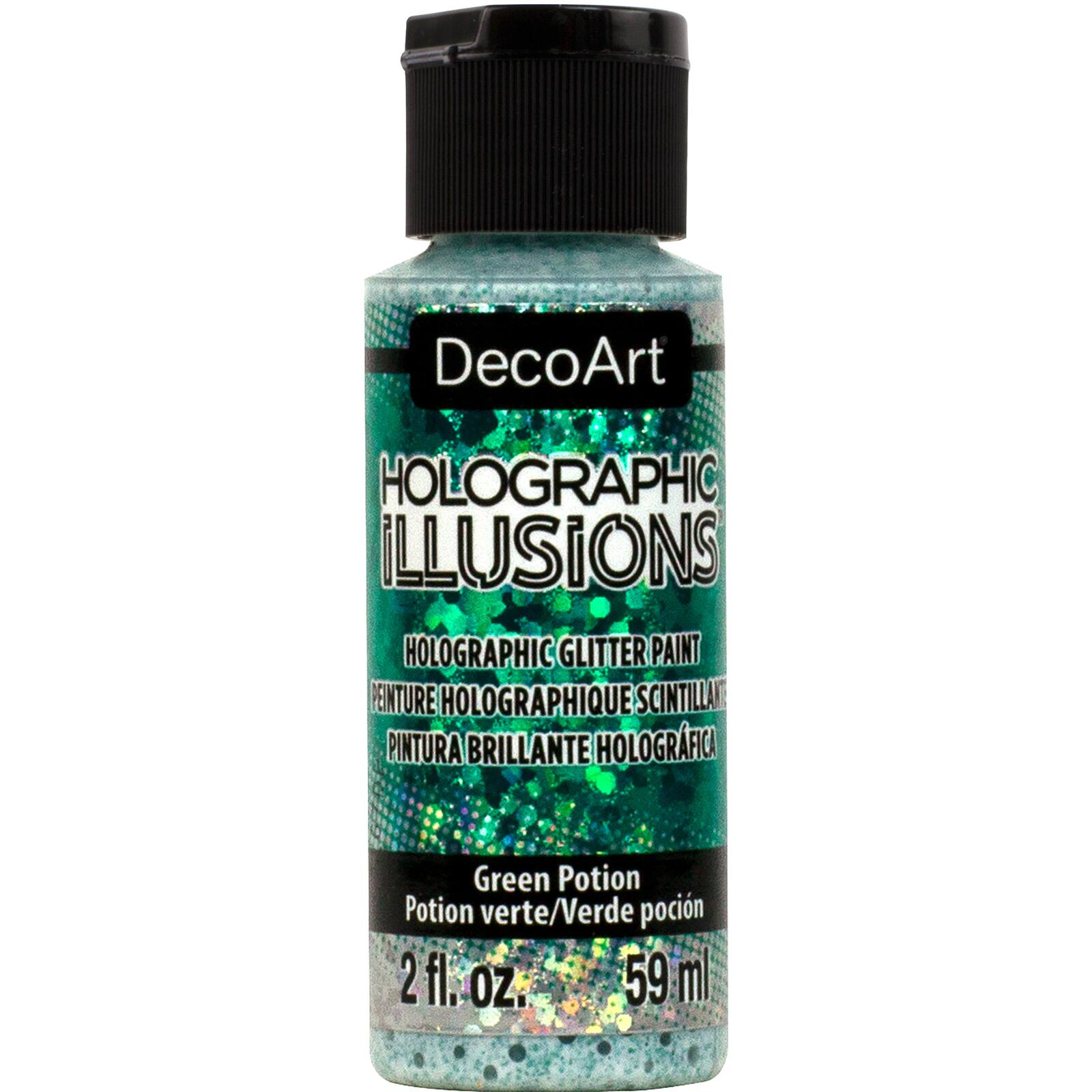 12 Pack: DecoArt® Holographic Illusions™ Glitter Paint